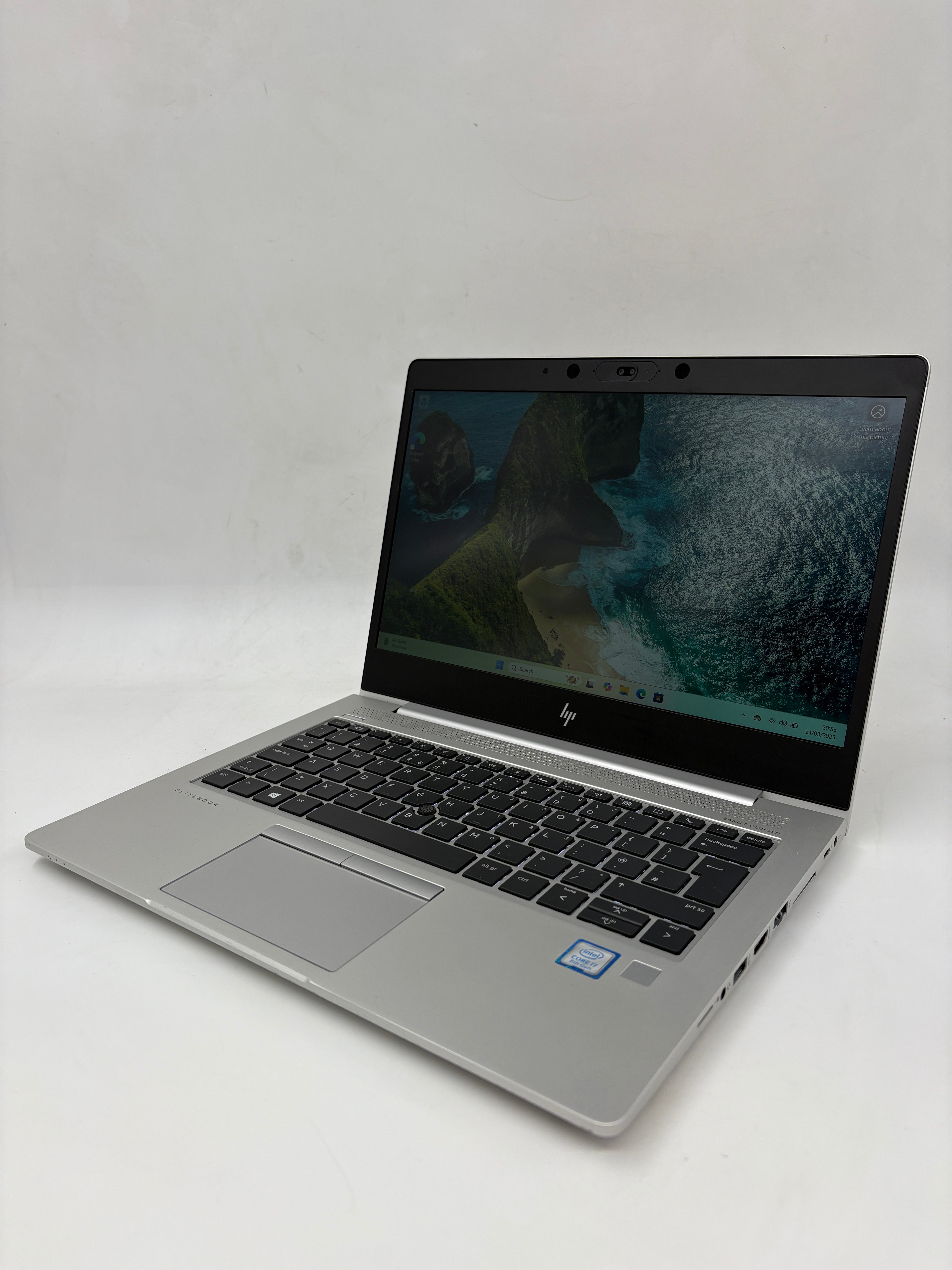 HP Laptop EliteBook 830 G5 13.3" Screen i7 8th Gen 8GB RAM 256GB SSD W11 Pro