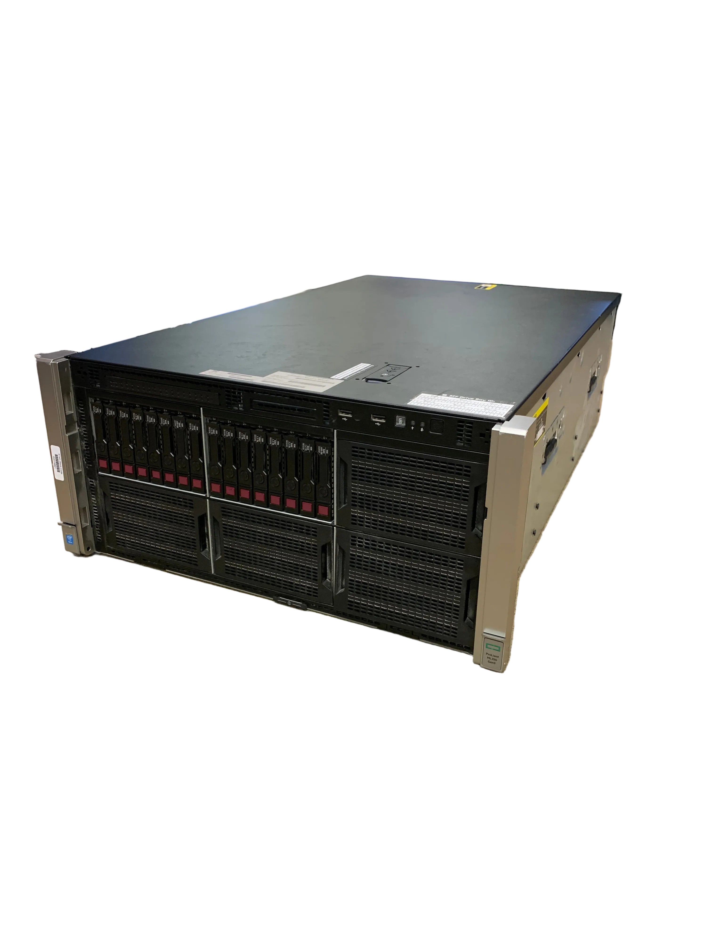 HP ProLiant ML350 Gen 9 | 2x Xeon E5-2630v4 | 14x 1.2TB HDD | 2x 600GB HDD | No RAM