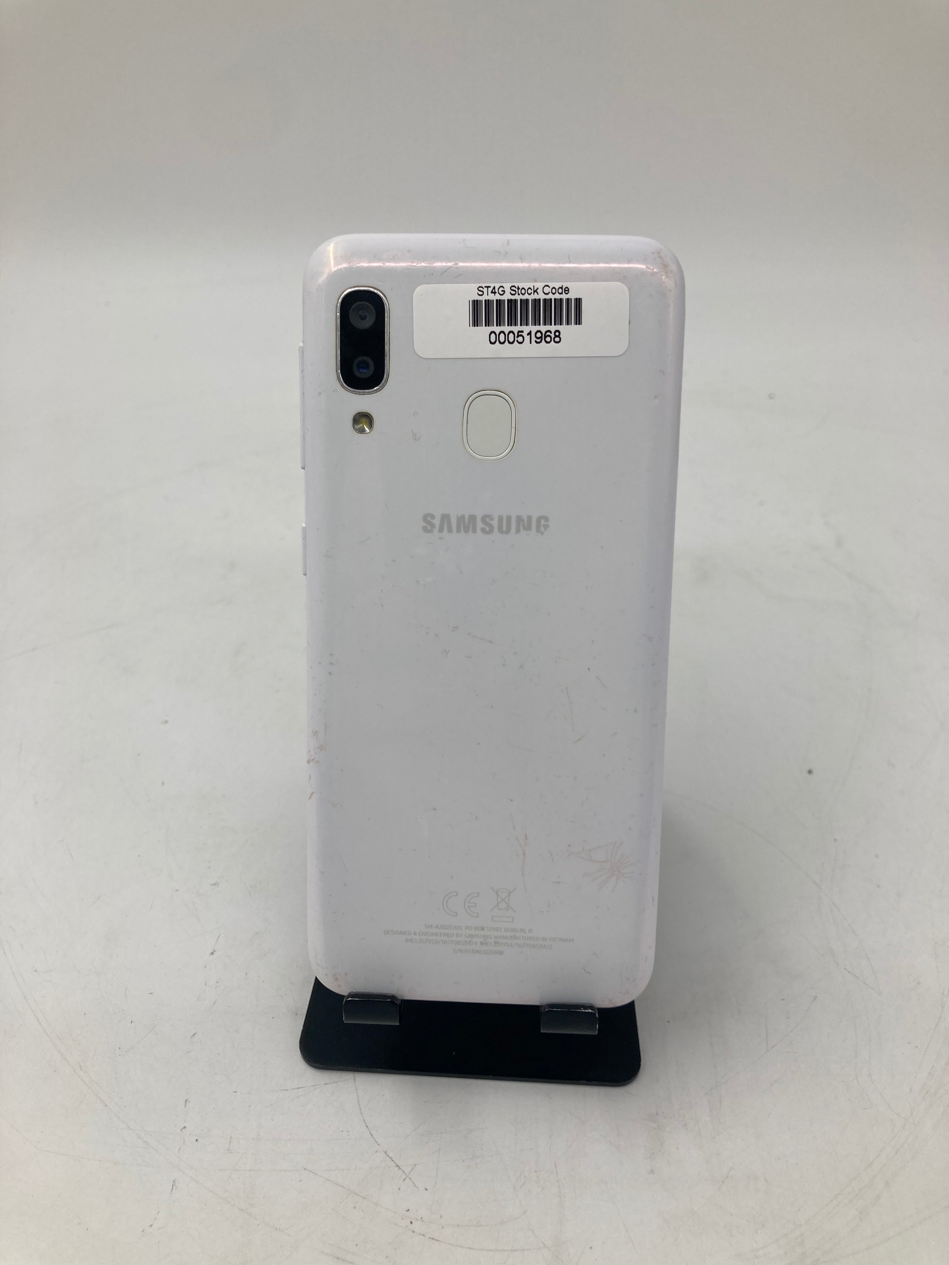 Samsung Galaxy A20E 2019 6" Screen 32GB Storage White Unlocked