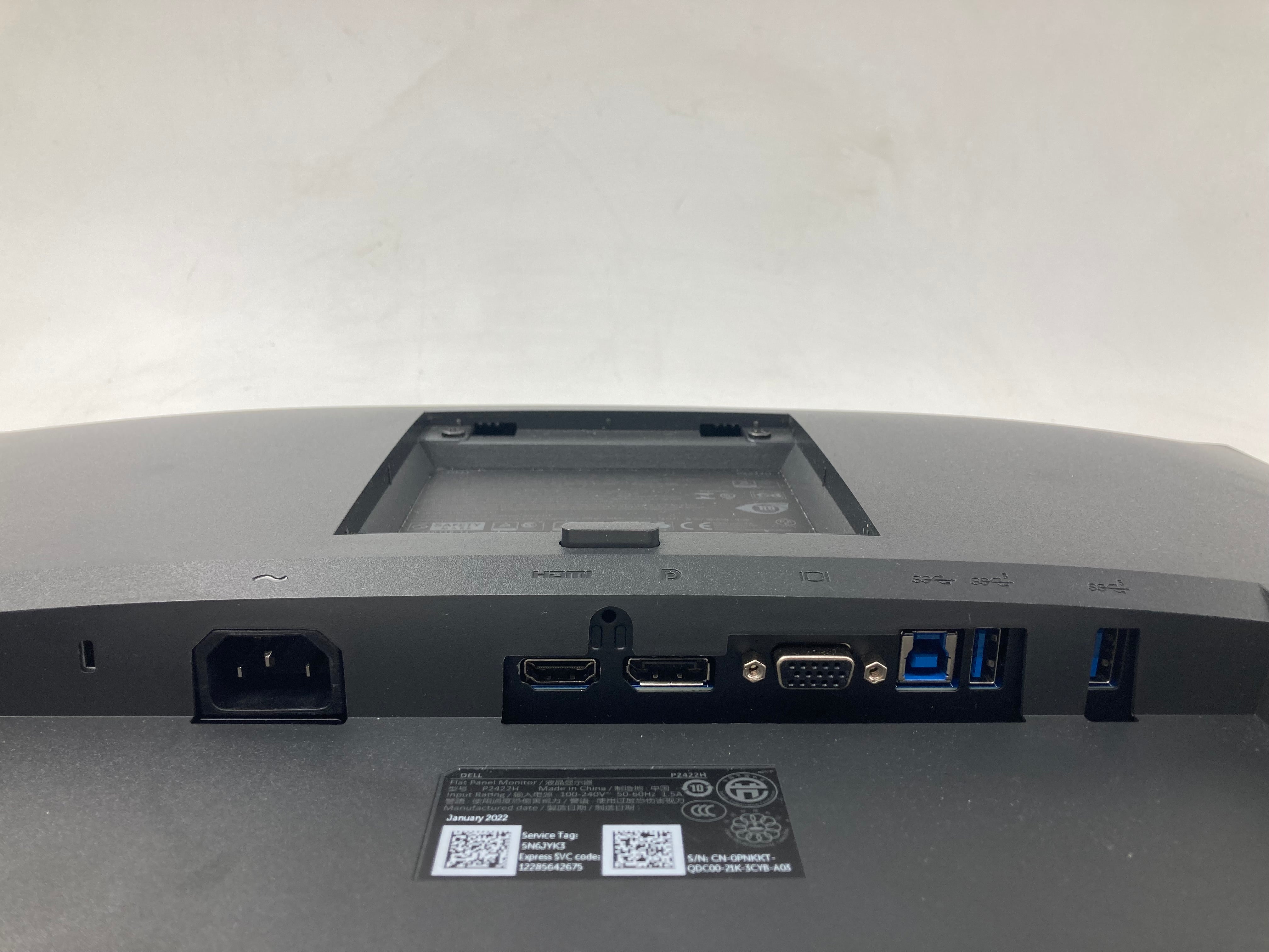 Dell P2422H Monitor 24" Screen Full HD DisplayPort, HDMI, VGA, 5x USB