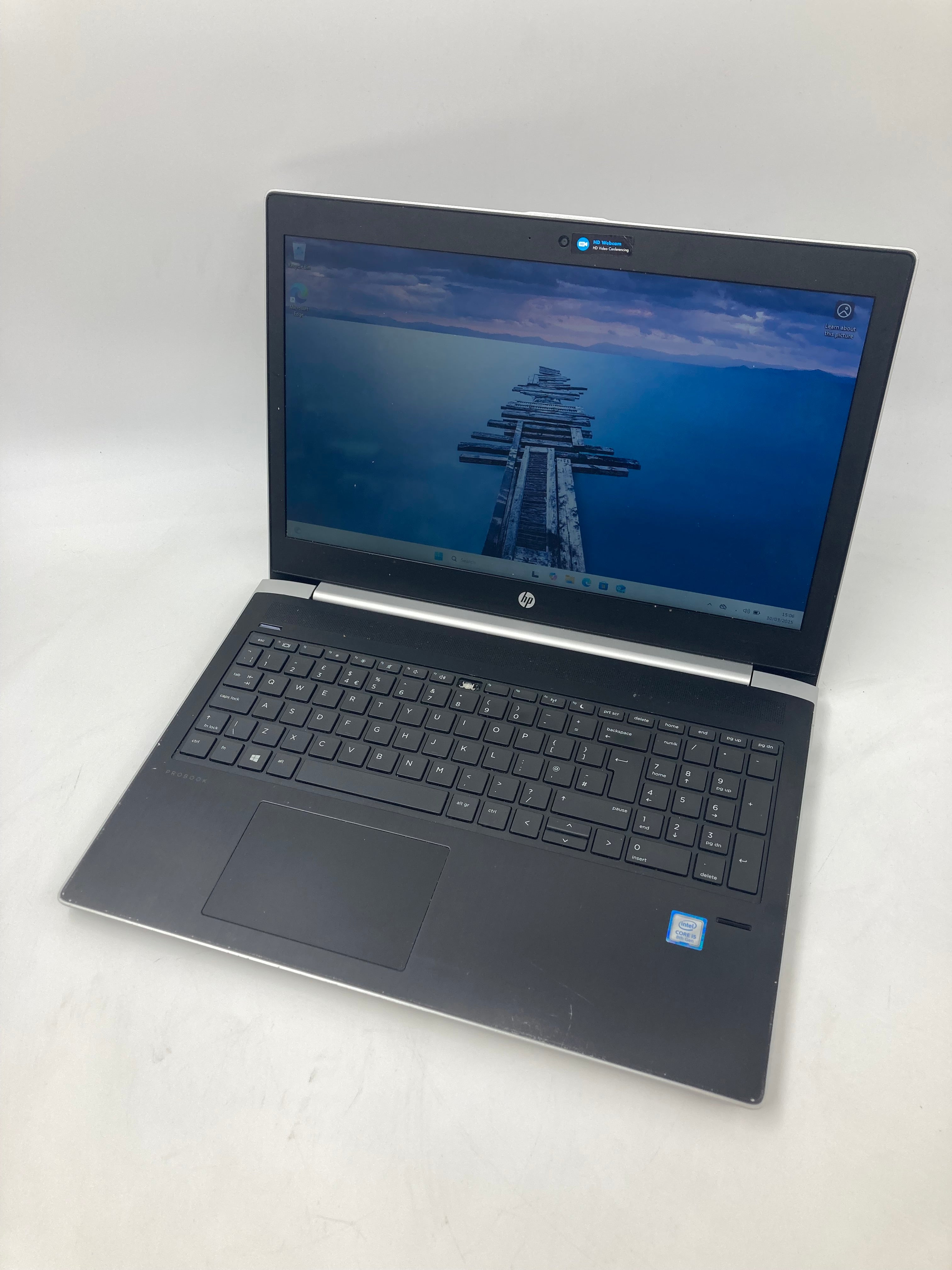 HP Laptop ProBook 450 G5 15.6" i5-8250U 16GB RAM 256GB SSD W11 OS