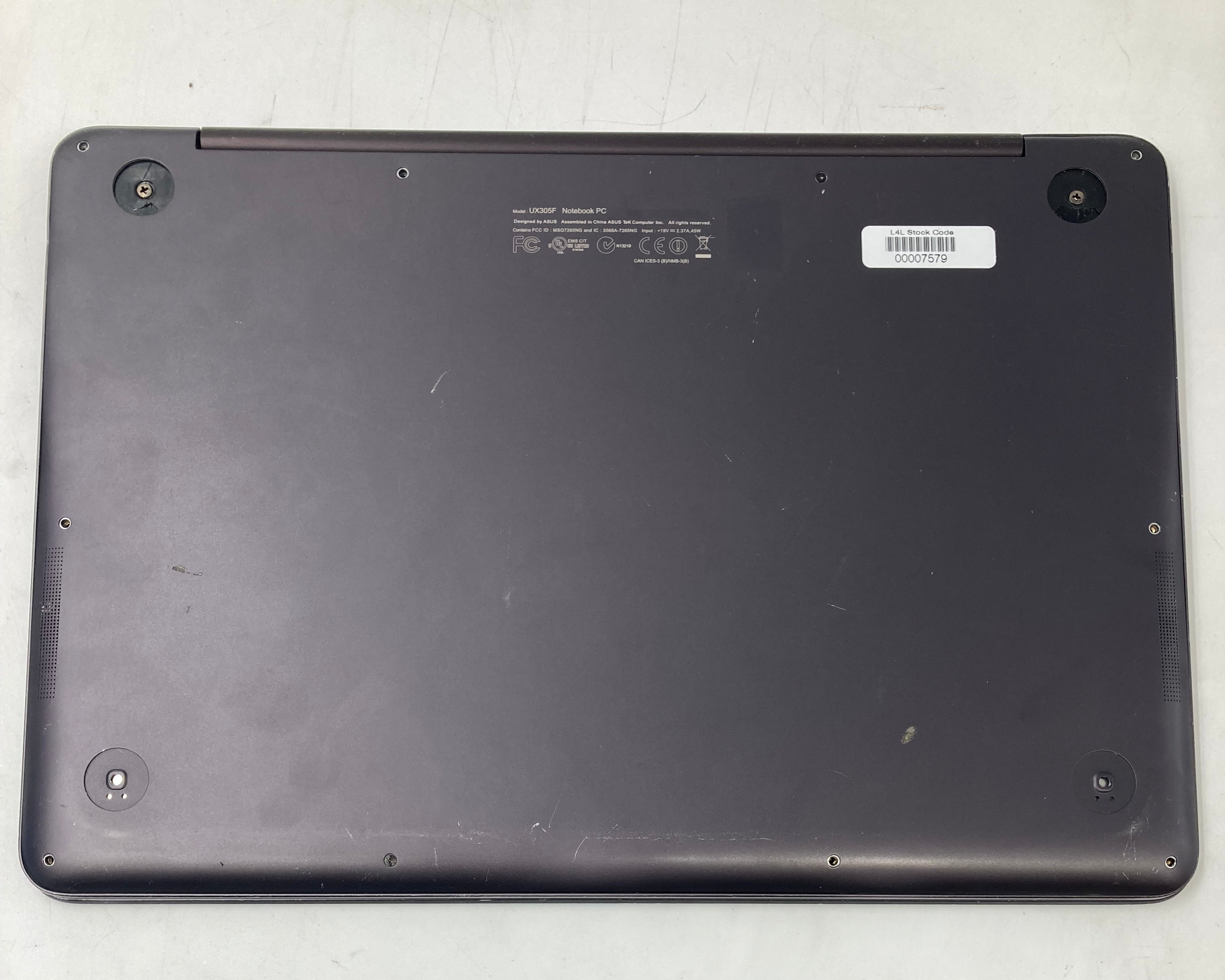 Asus Laptop ZenBook UX305F 13.3" Intel Core M-5Y10c 8GB RAM No SSD *Spares*