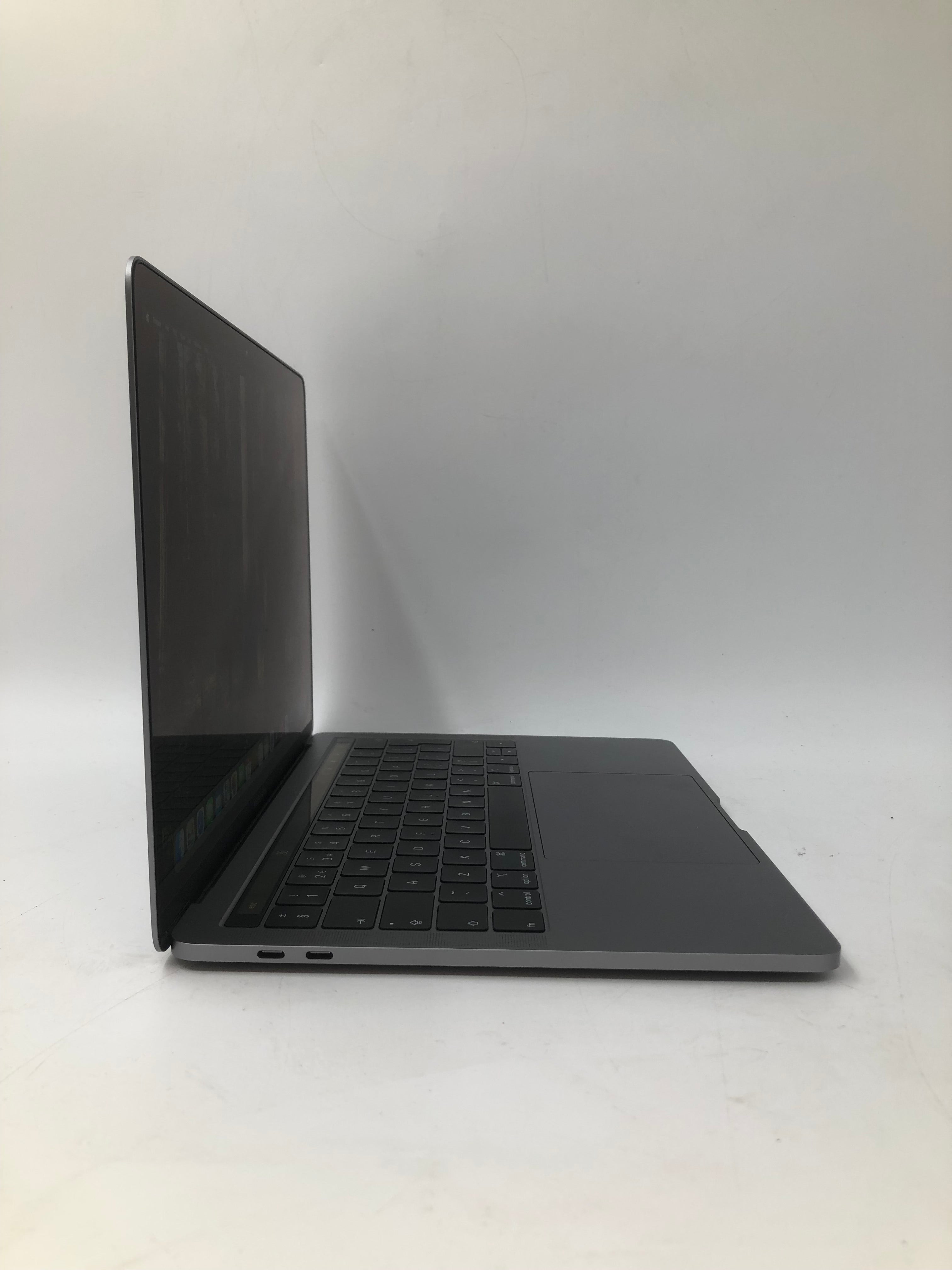Apple MacBook Pro 2019 side view showing two usb-c ports