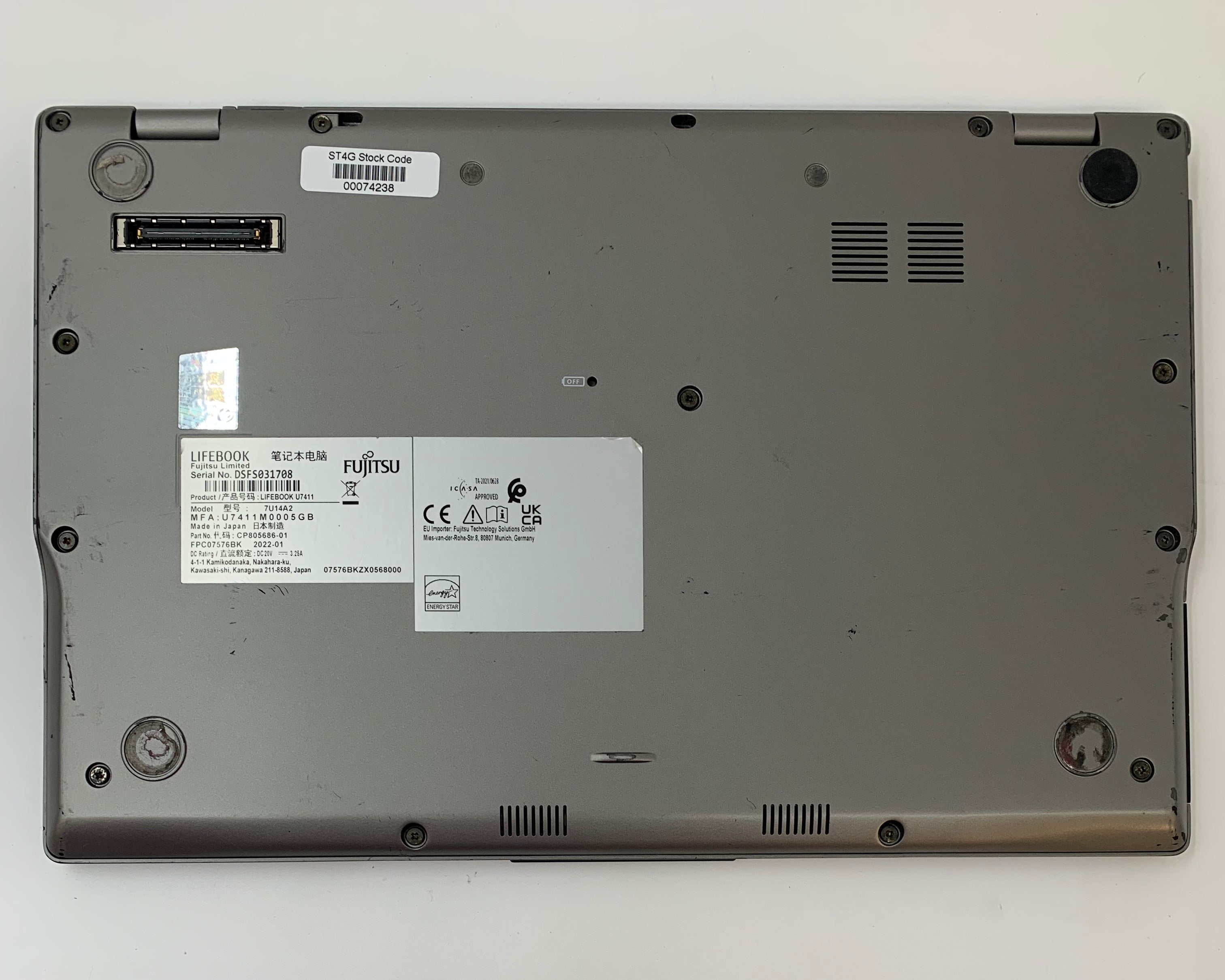 Fujitsu LifeBook 7U14A2 | 14" FHD | i7 11th Gen | 16GB RAM | 512GB SSD | W11 Pro