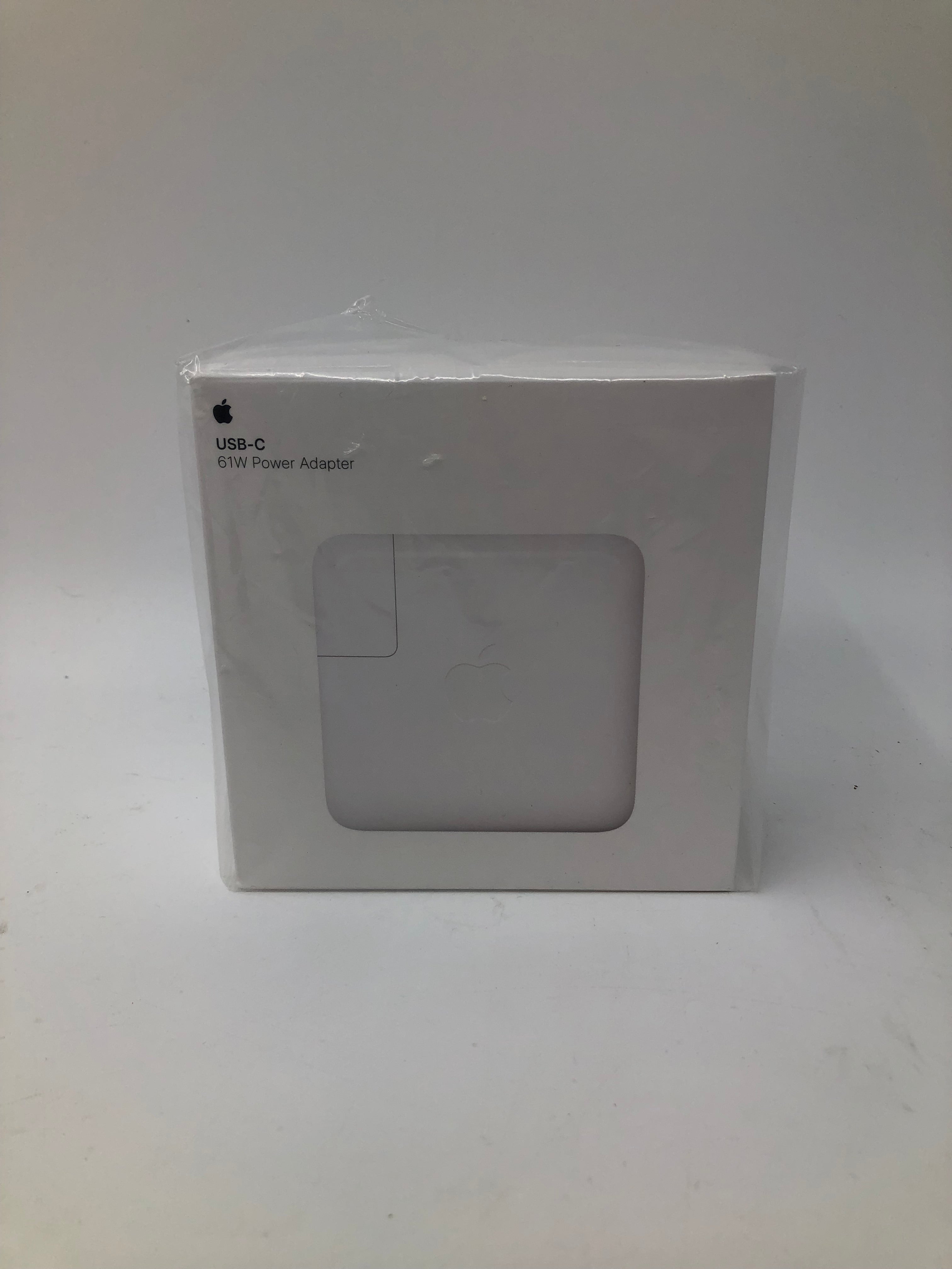 Original New-In-Box Apple 61W USB-C Power Adapter | UK 3-Pin Plug | MRW22B/A