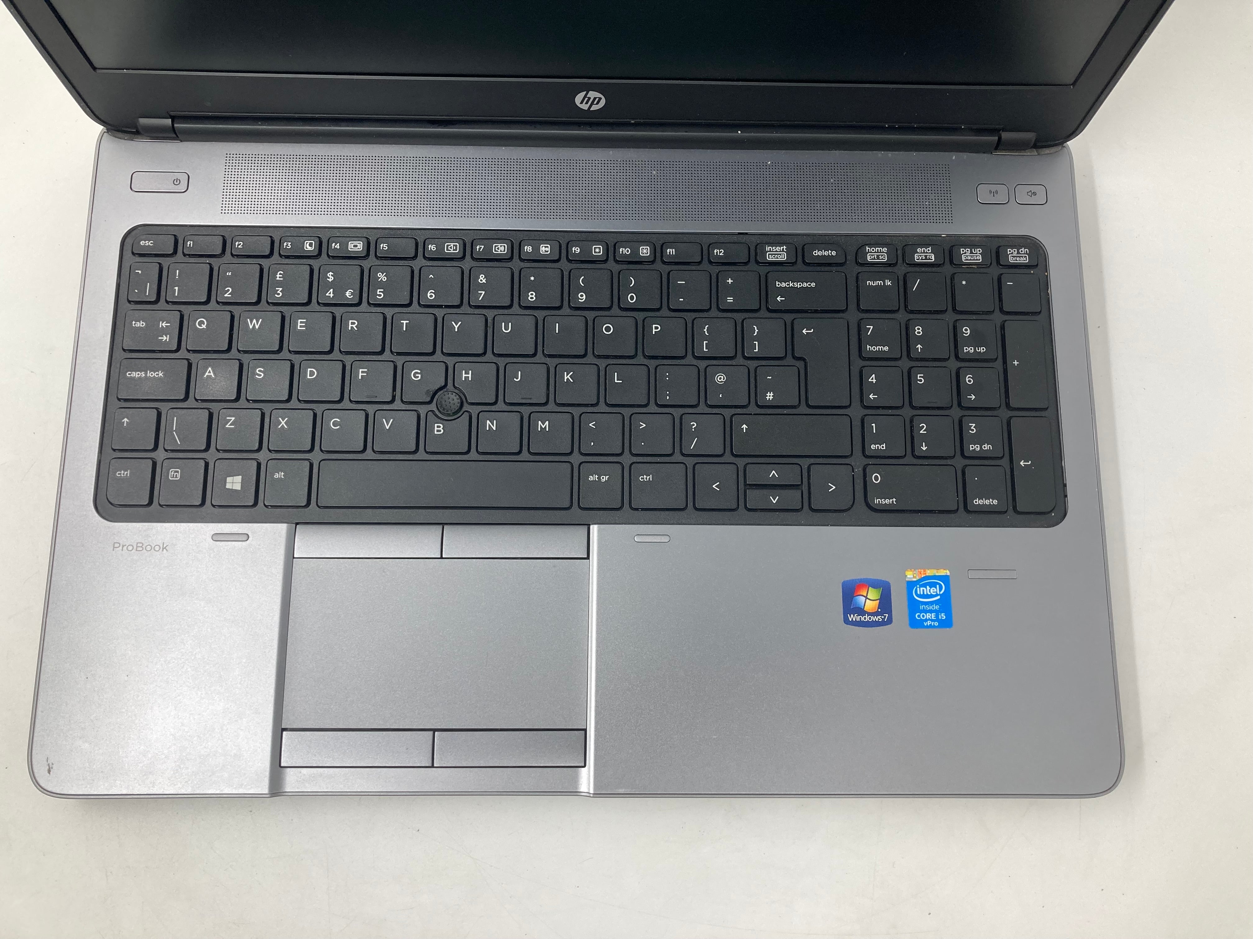 HP ProBook 650 G1 15" Screen i5 4th Gen 4GB RAM No SSD No OS *Spares*