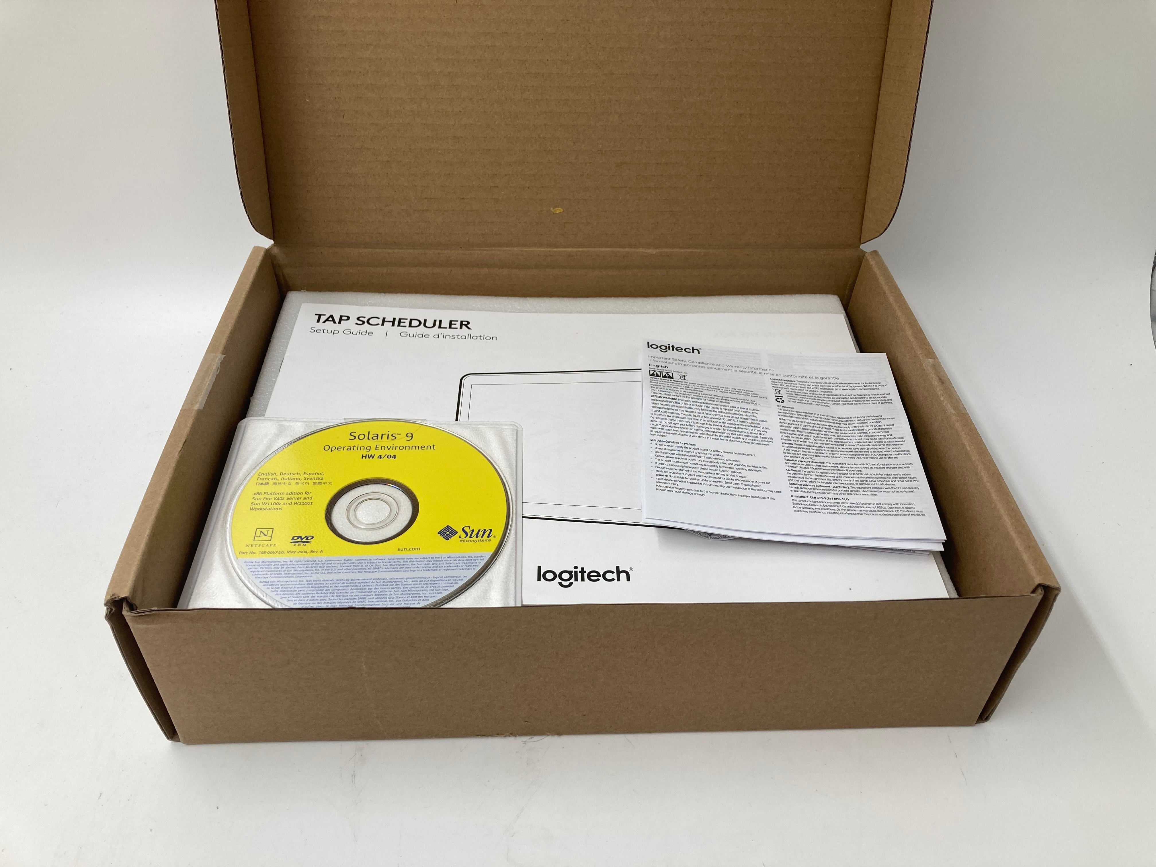 Logitech Tap Scheduler, 10.1" HD Screen, IPS/LCD/LED, New in Original Packaging