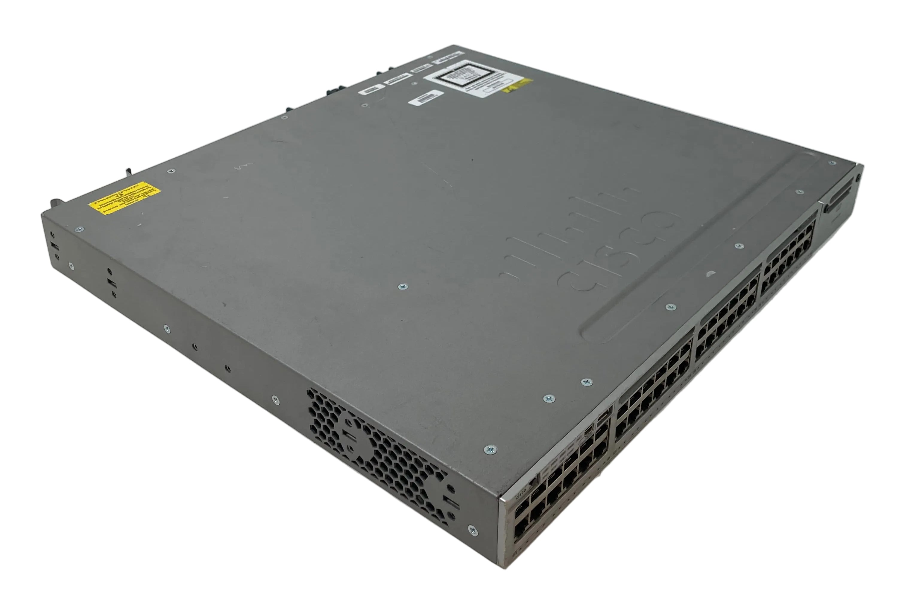 Cisco WS-C3850-48P-S V07 48 Port Fully Managed Gigabit PoE Switch with C3850-NM-Blank