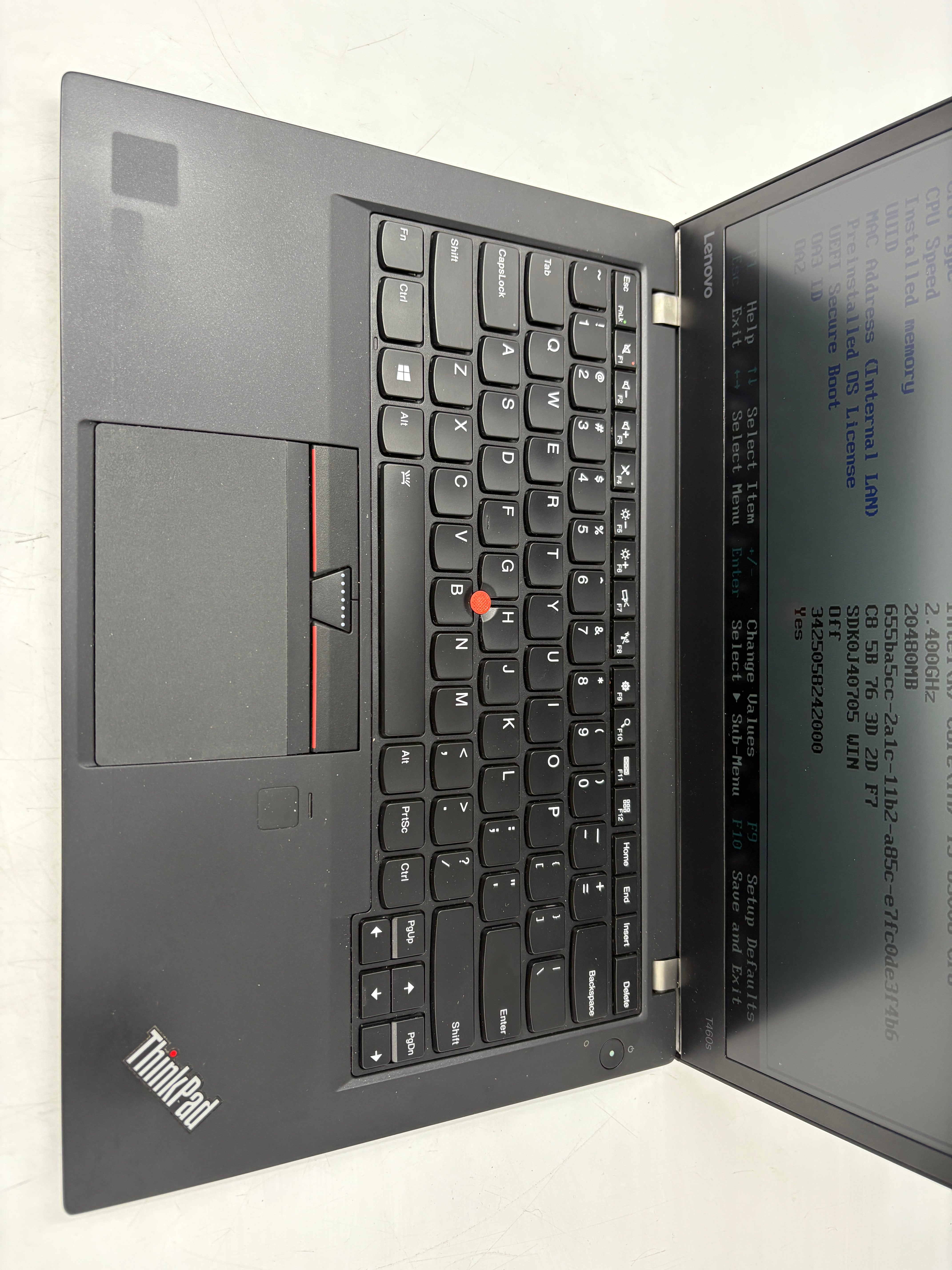 Lenovo Laptop Thinkpad T460s 14" Screen i5 6th Gen 20GB RAM NO SSD NO OS