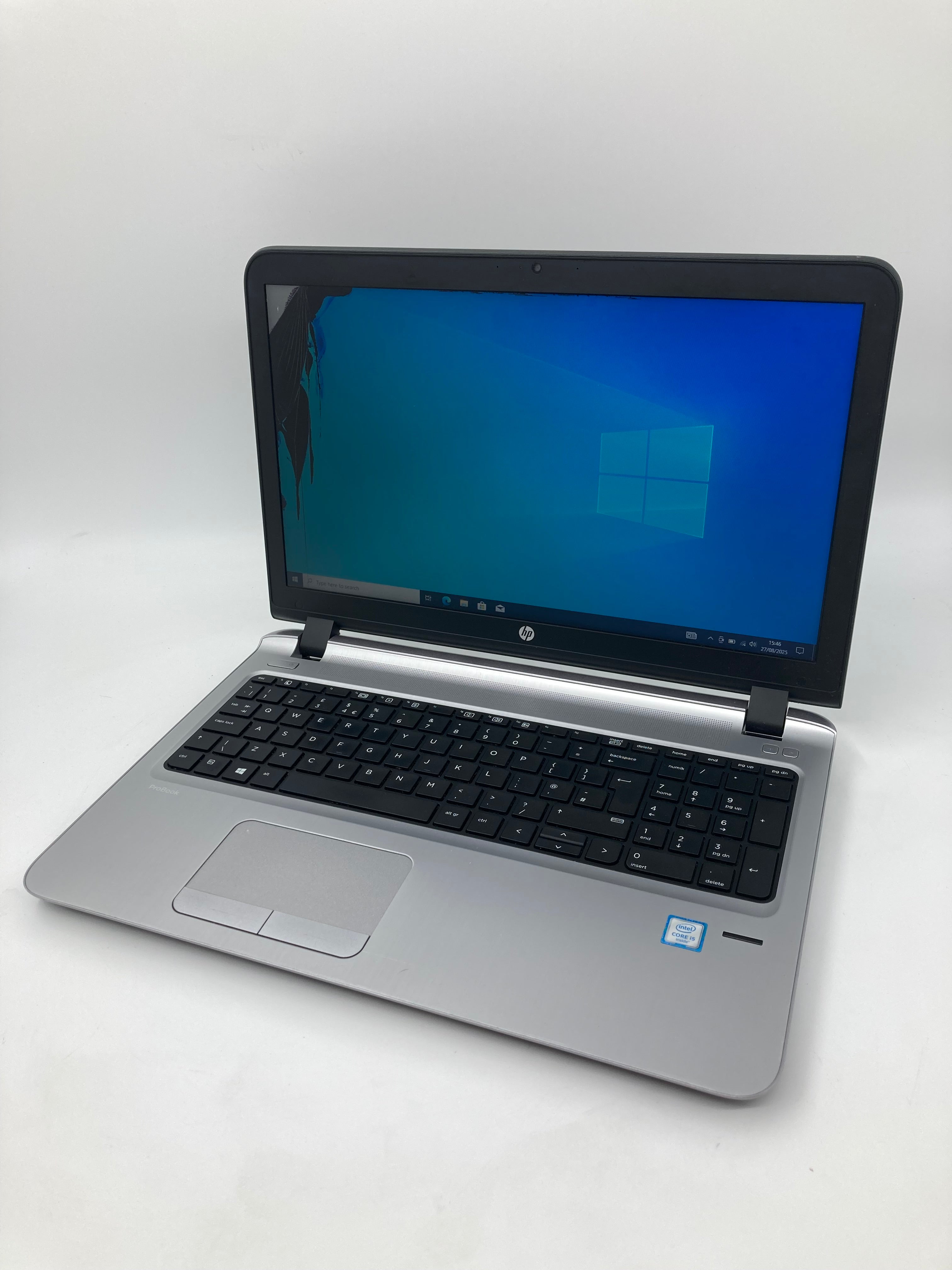 HP Laptop ProBook 450 G3 15" i5 6th Gen 4GB RAM 256GB SSD W10
