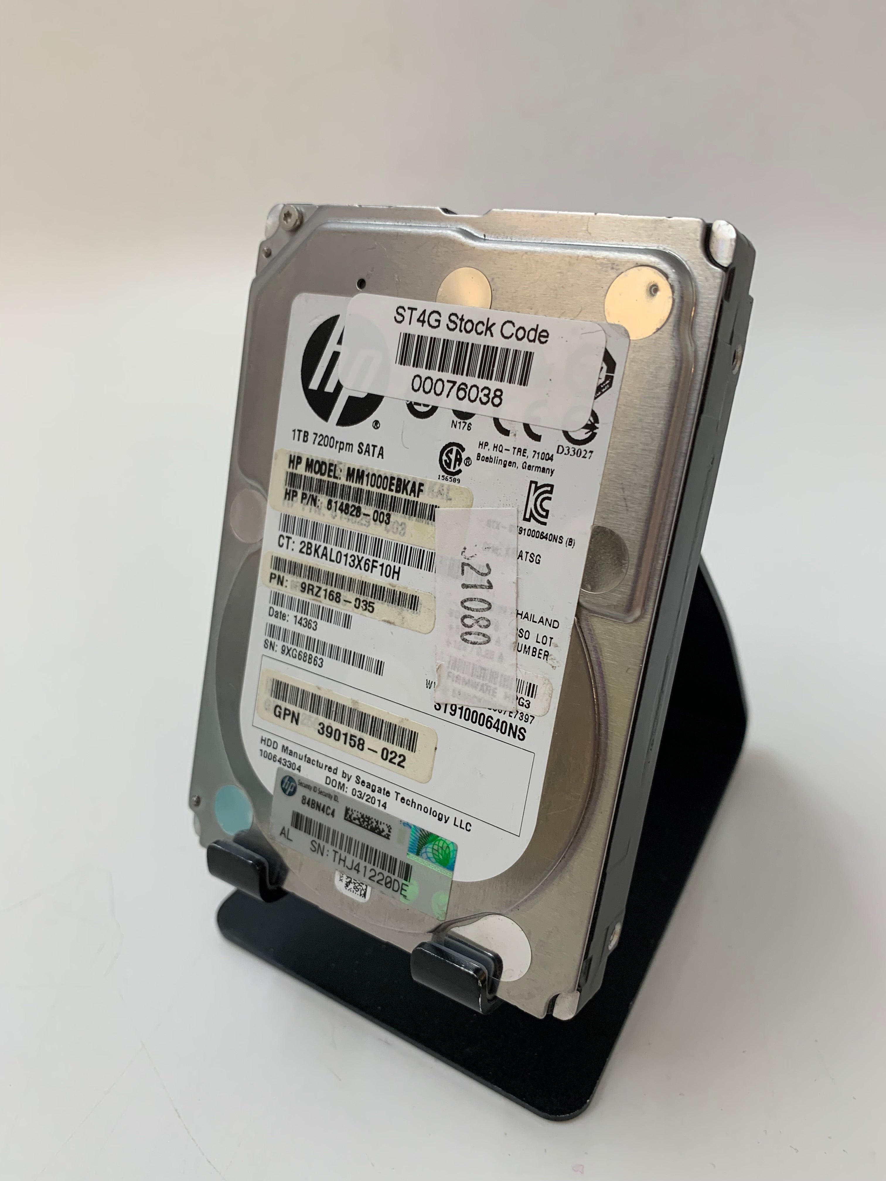 HP Hard Disk Drives | 1TB | SATA | 2.5 inch | 3/6Gbps | 7200 RPM | Lot of 3