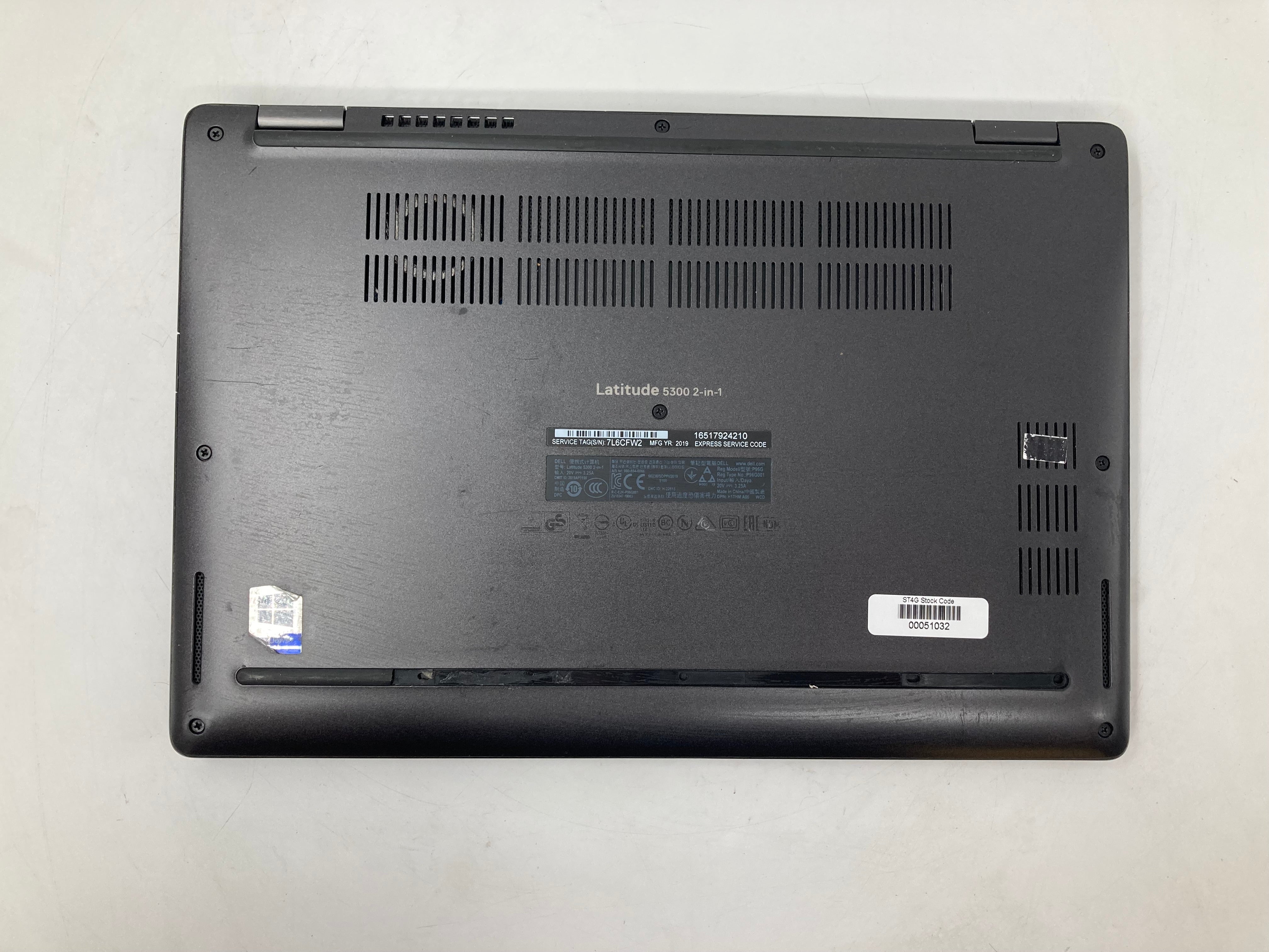 Dell Laptop Latitude 5300 2-in-1 13" i5 8th Gen 16GB RAM 256GB SSD No OS