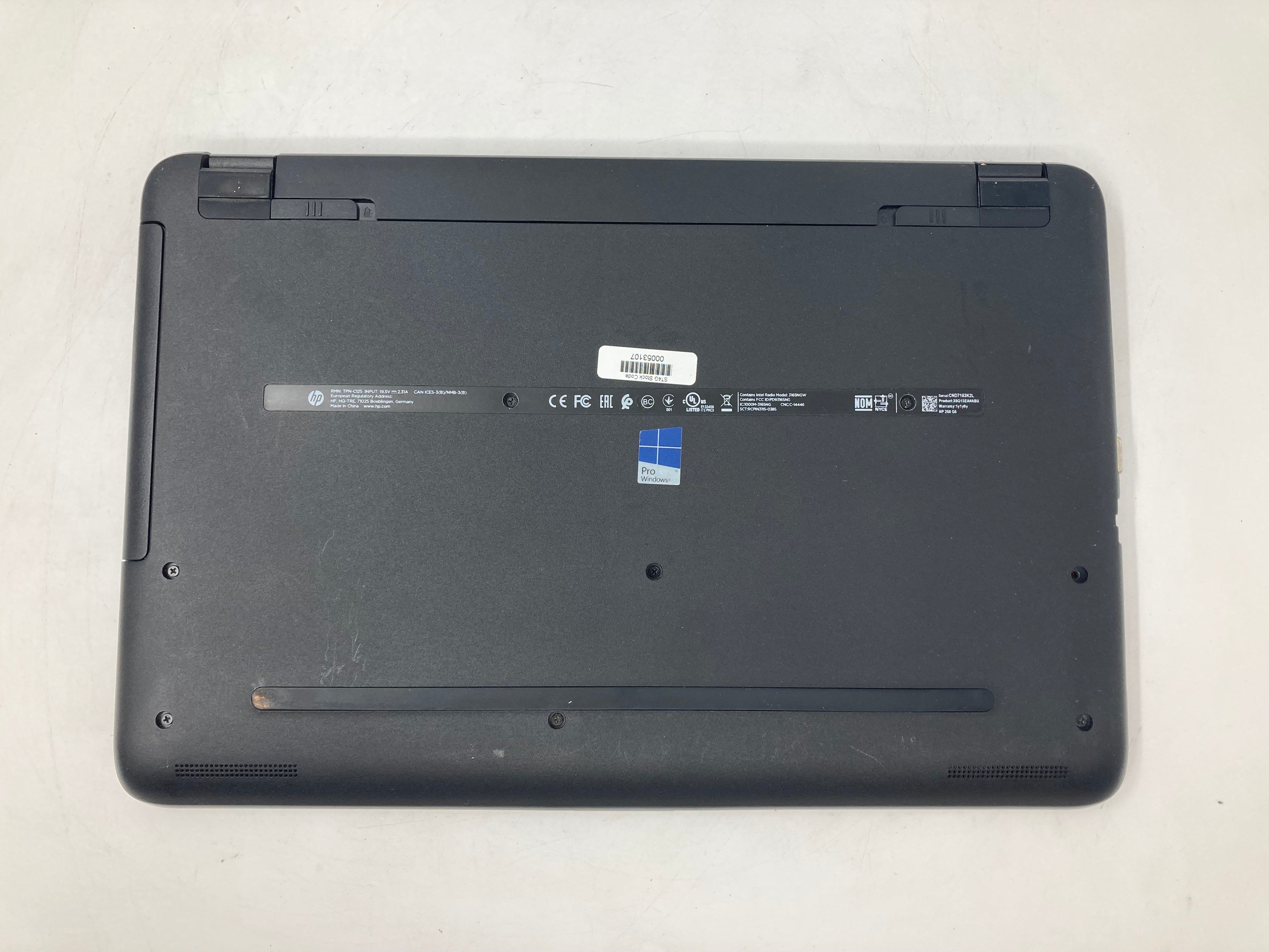 HP Laptop NoteBook 250 G5 15" i7 6th Gen 16GB RAM No HDD No OS *Spares*