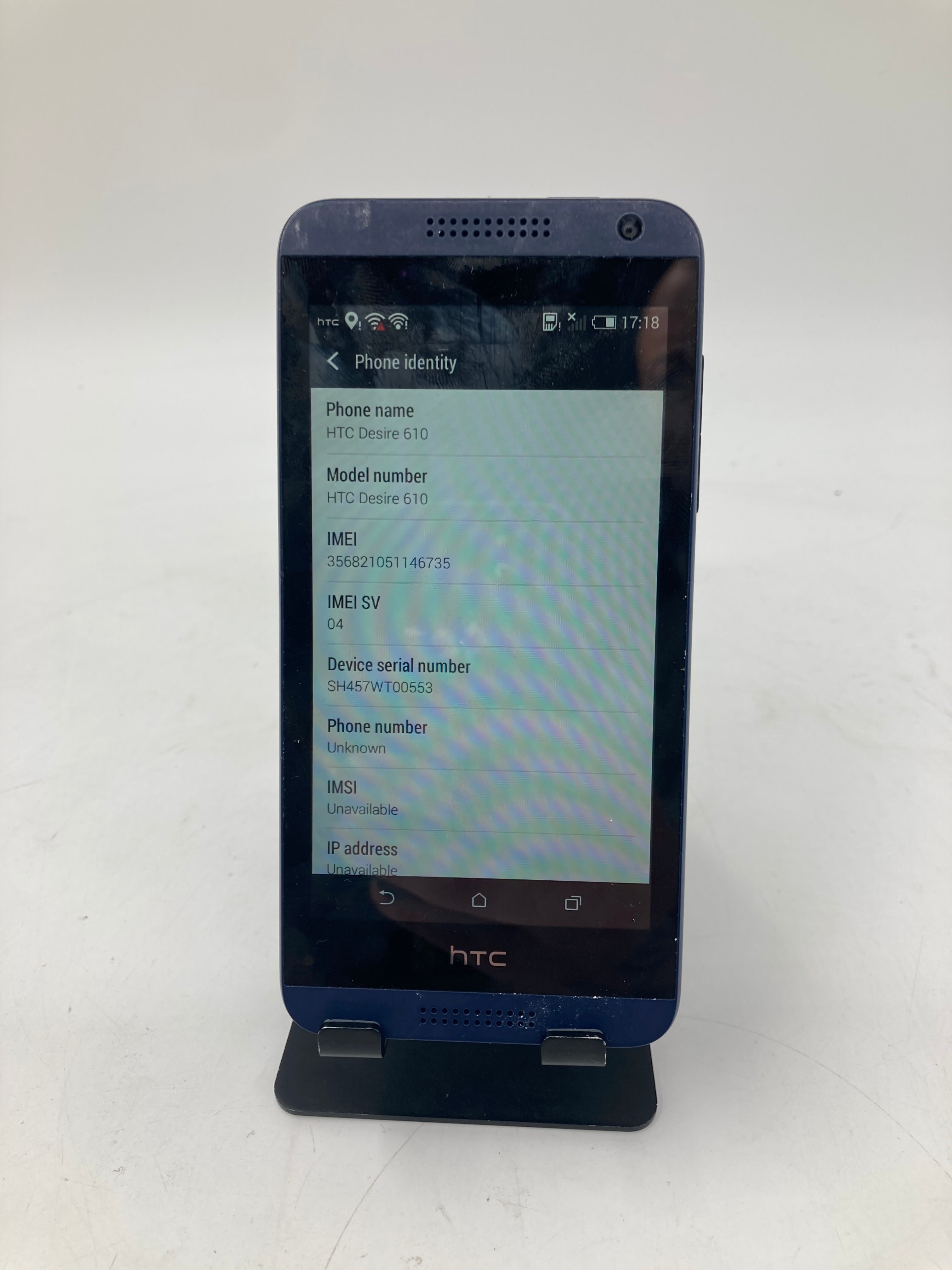 HTC Desire 610 2014 5" Screen 8GB Storage Blue