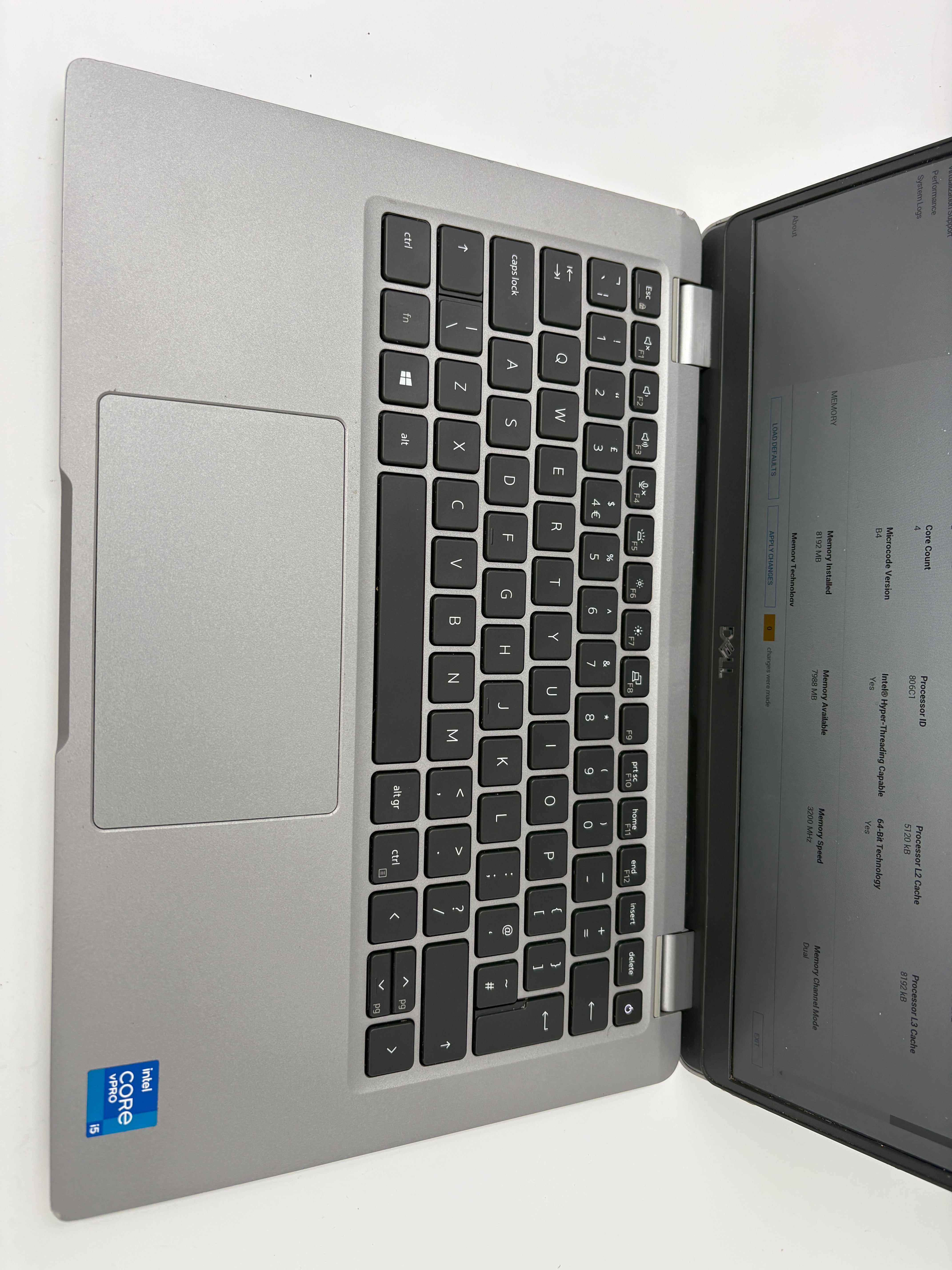 Dell Laptop Latitude 5320 13.3" Screen i5 11th Gen 8GB RAM No SSD No OS Spares