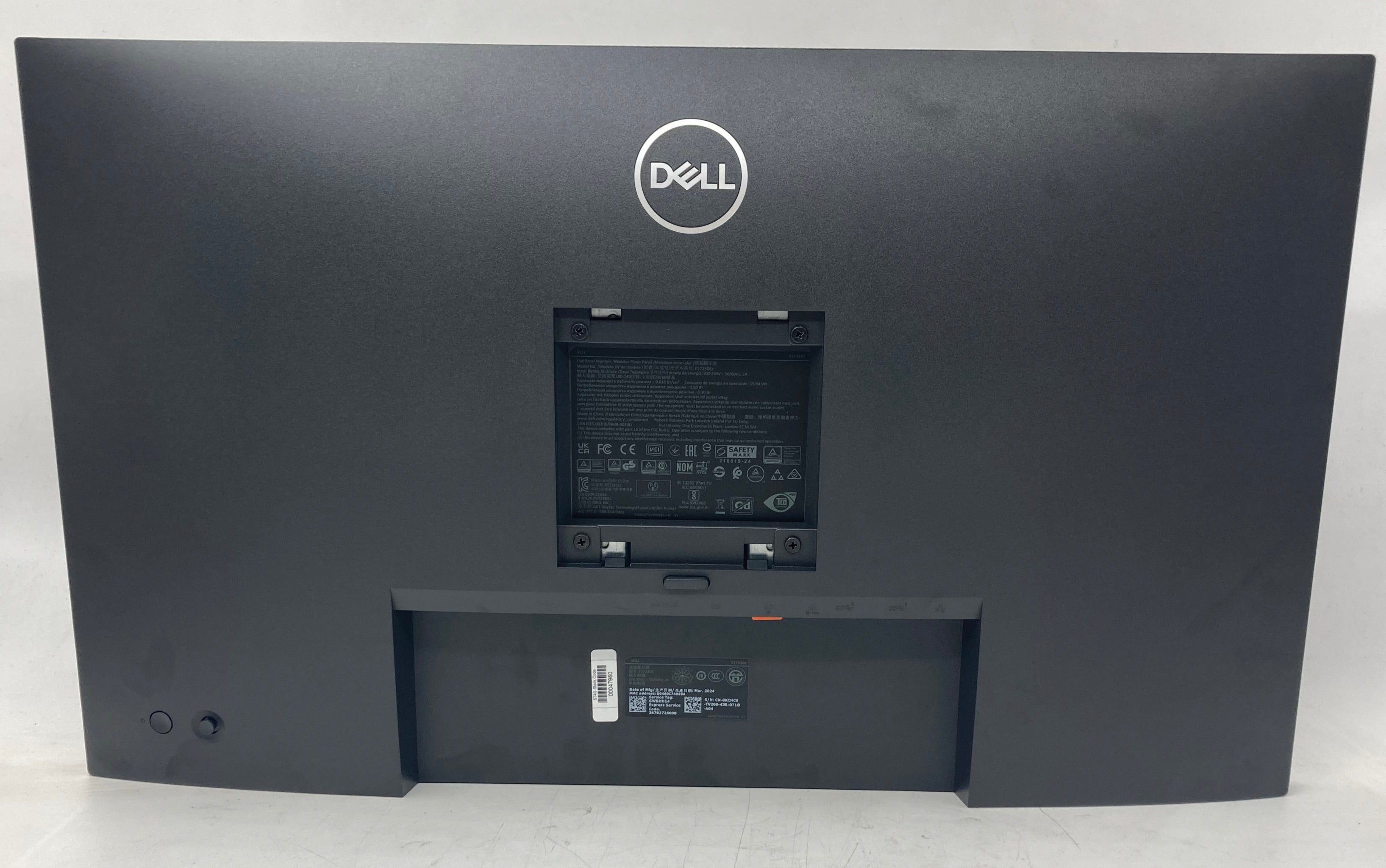 Dell P2723DE 27" Screen LED Monitor Full HD HDMI DisplayPort USB USB-C No Stand