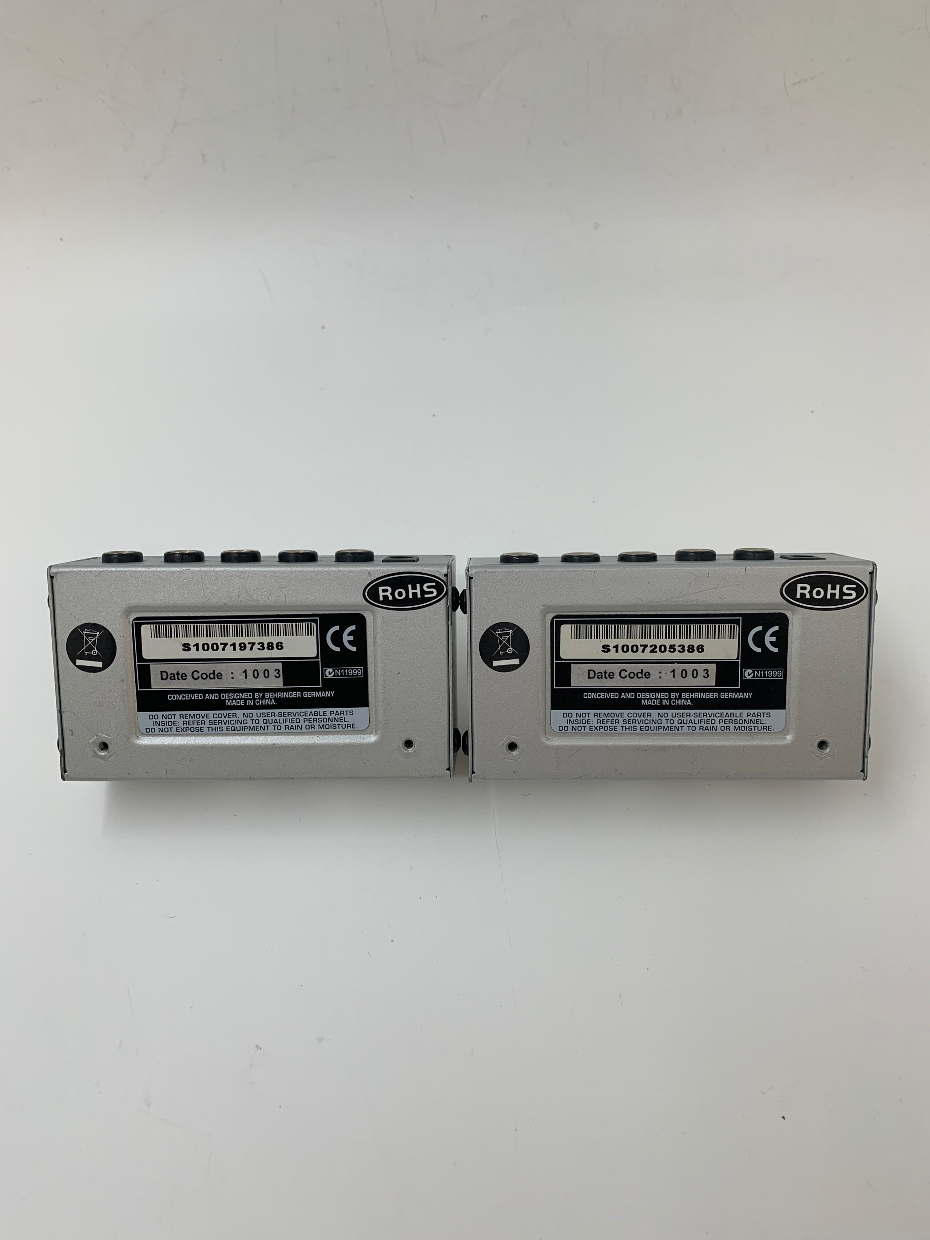 Behringer MicroAmp HA400, 4-Channel Stereo Headphone Amplifier, Lot of 2