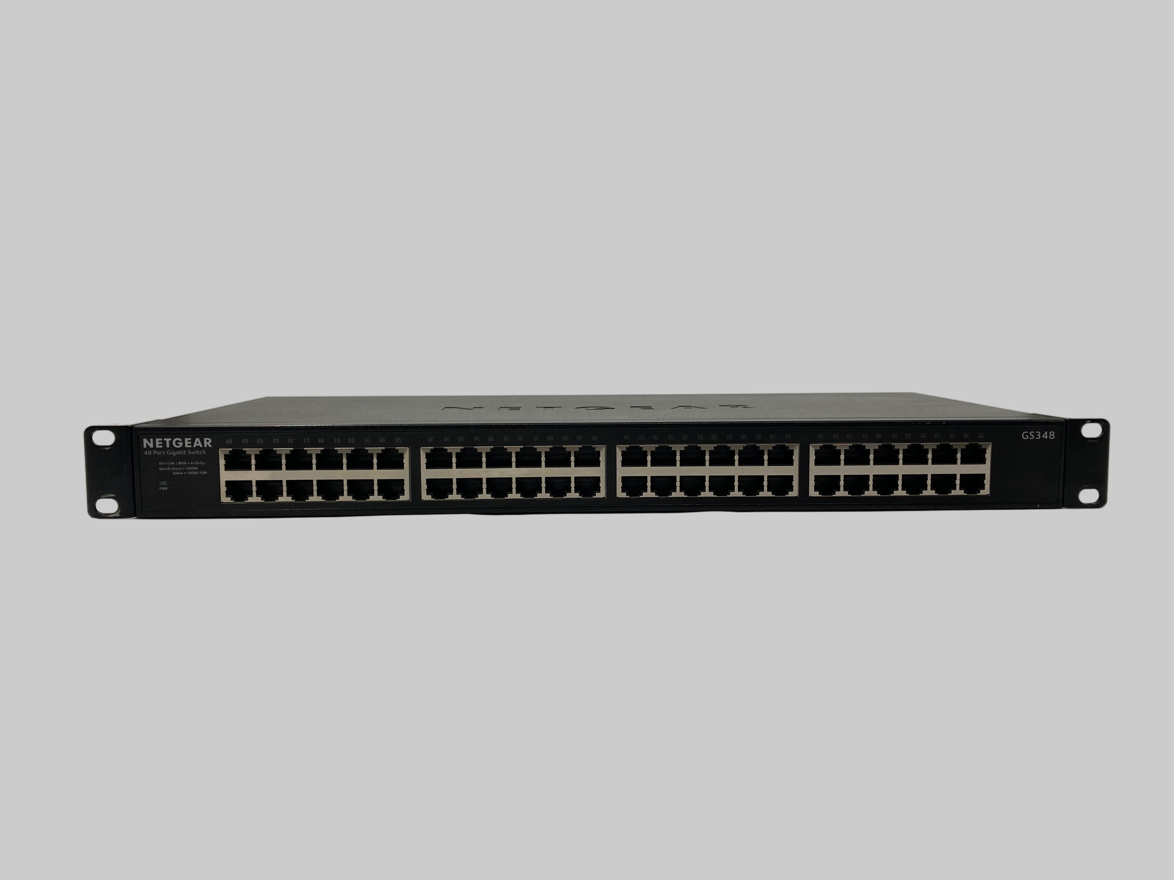 NETGEAR Ethernet Switch GS348 Ethernet 48 Port Gigabit Switch