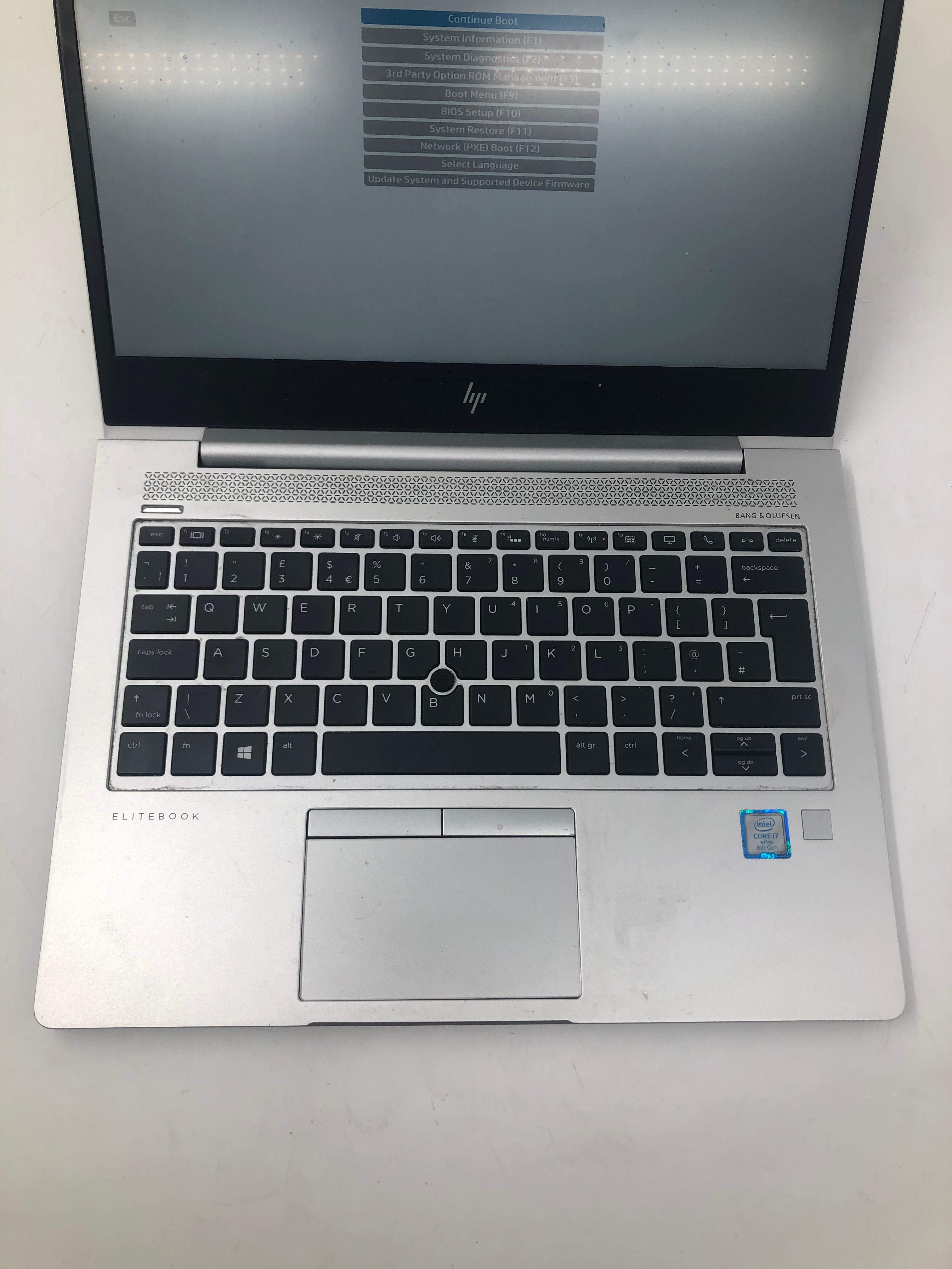 HP ELITEBOOK 830 G5 13"Screen i7 8th Gen 16GB RAM No SSD NO OS -BIOS Locked-