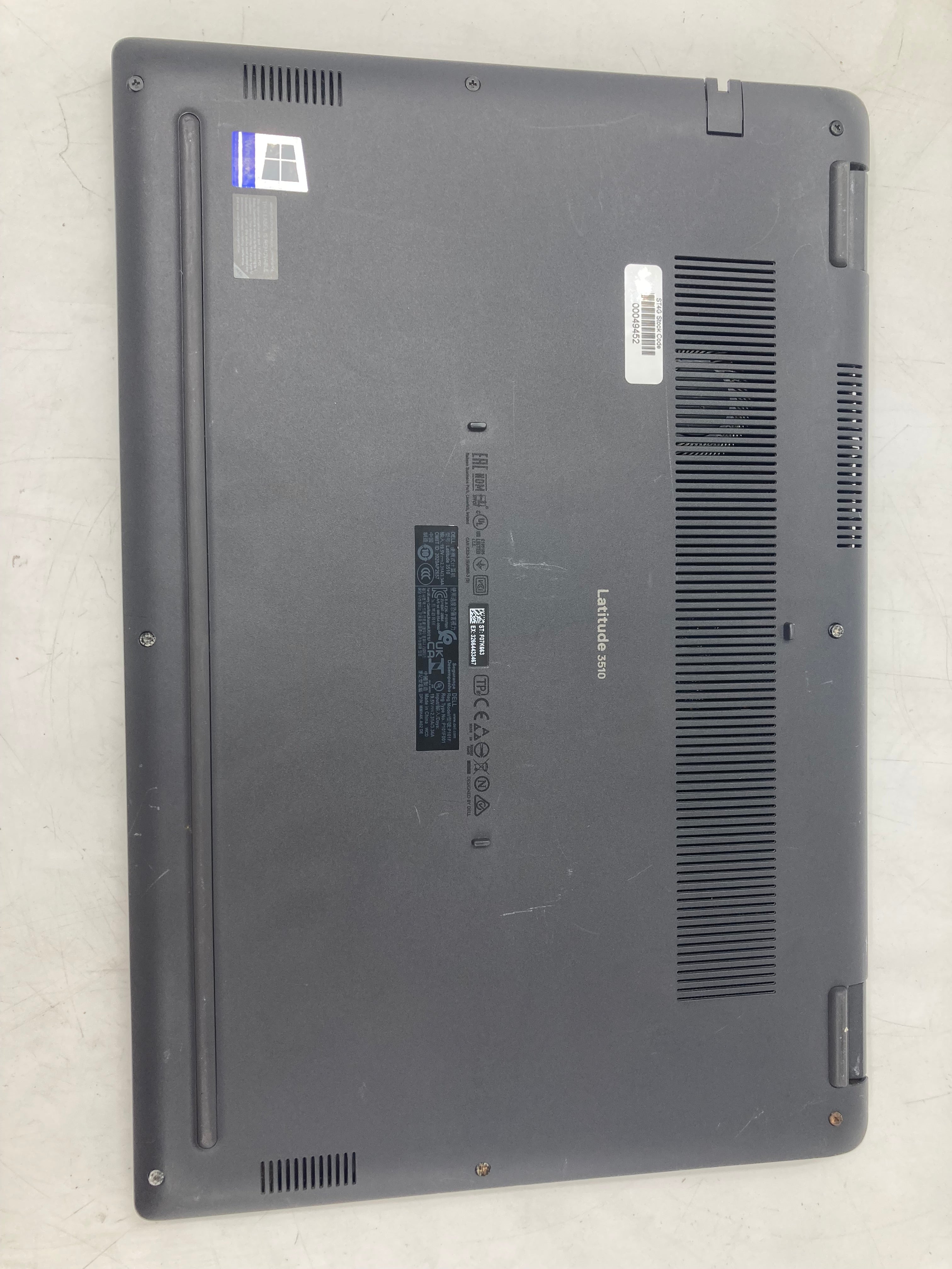 Dell Latitude 3510 15" Screen i3 10th Gen 16GB RAM No SSD No OS