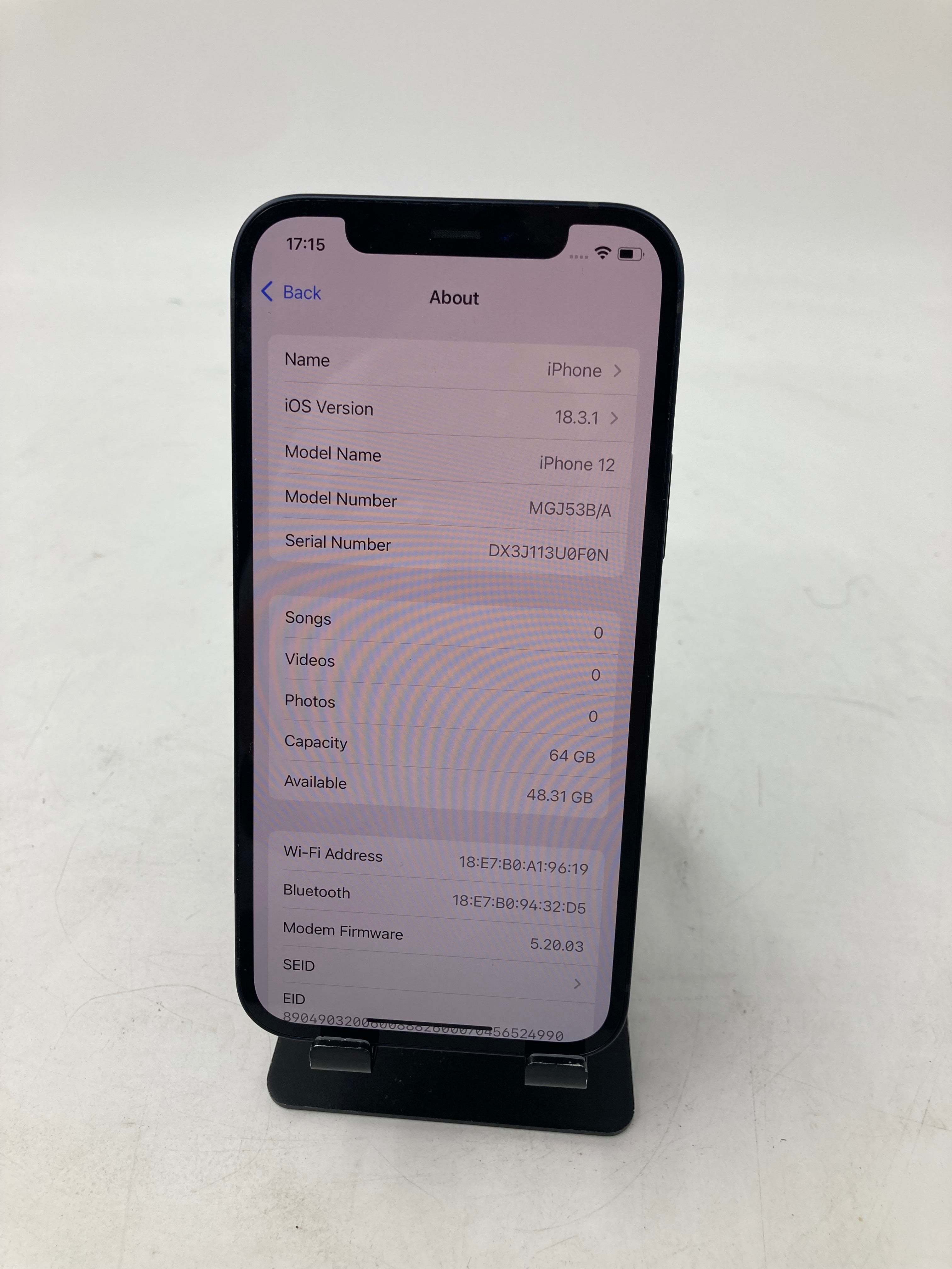 Apple iPhone 12 A2403 64GB Black - Unlocked #3