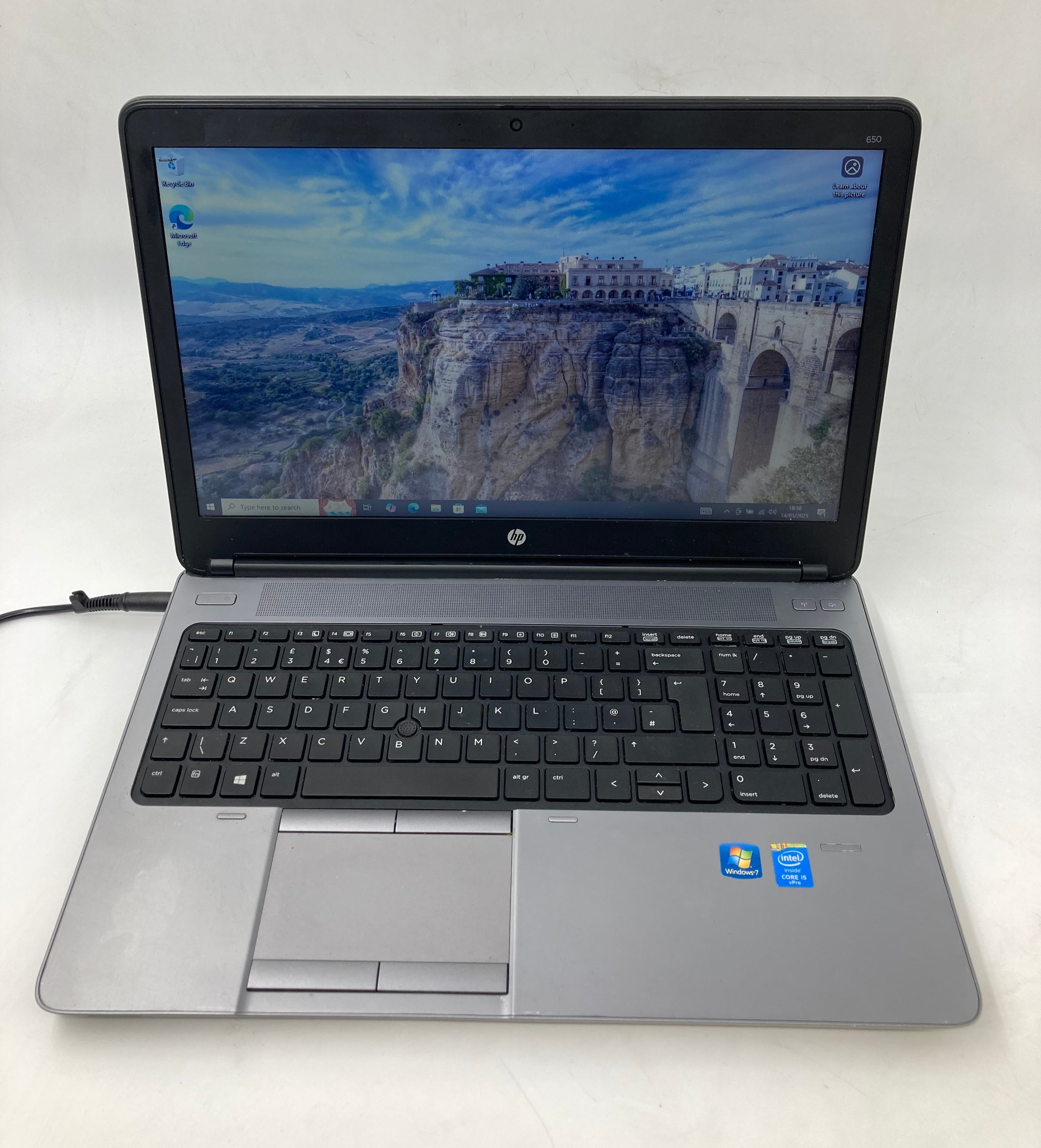 HP Laptop ProBook 650 G1 15.6" i5 4th Gen 4GB 240GB SSD