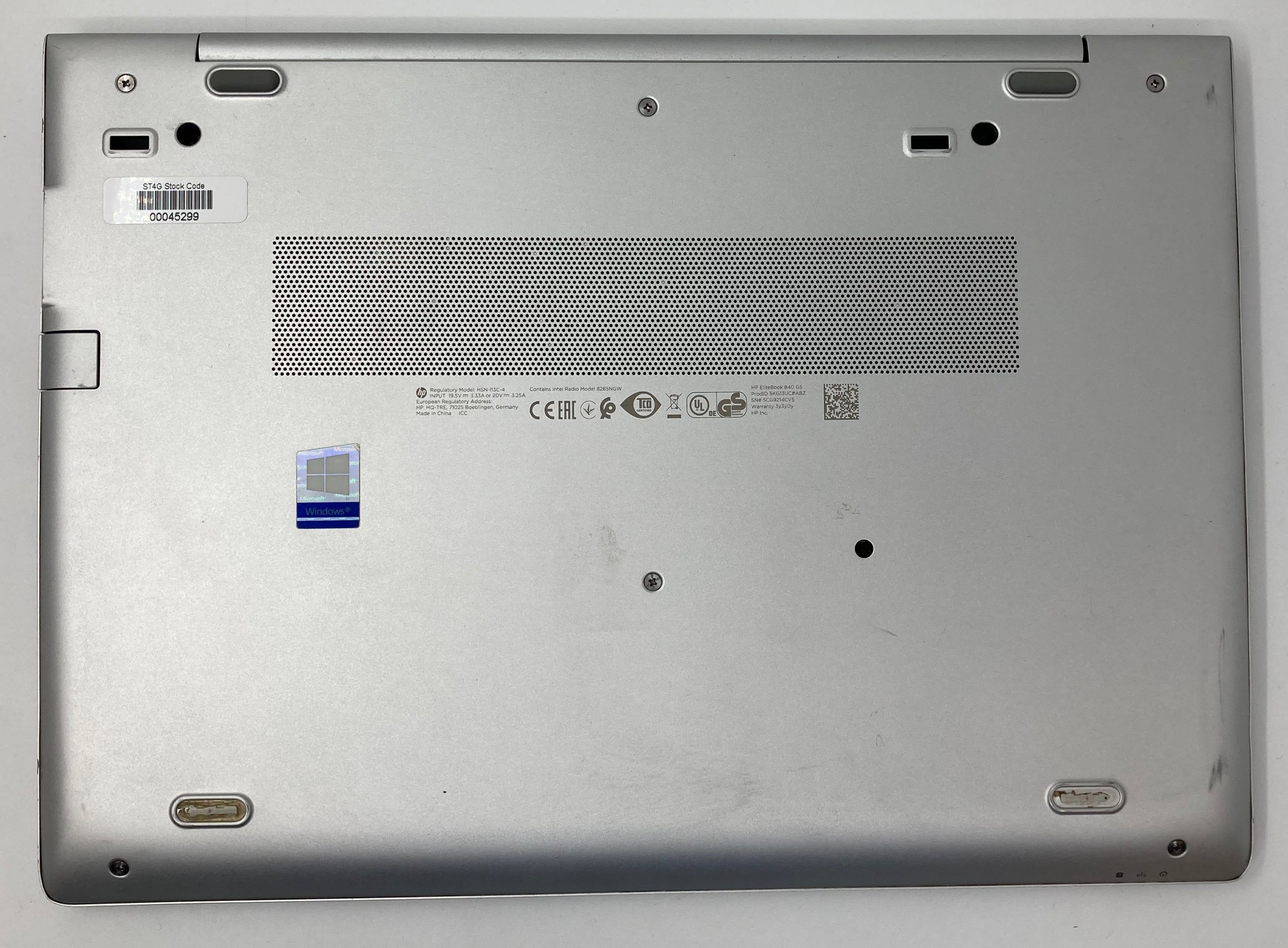 HP Laptop EliteBook 840 G5 14" i5 7th Gen 8GB RAM No HDD No OS *Spares*