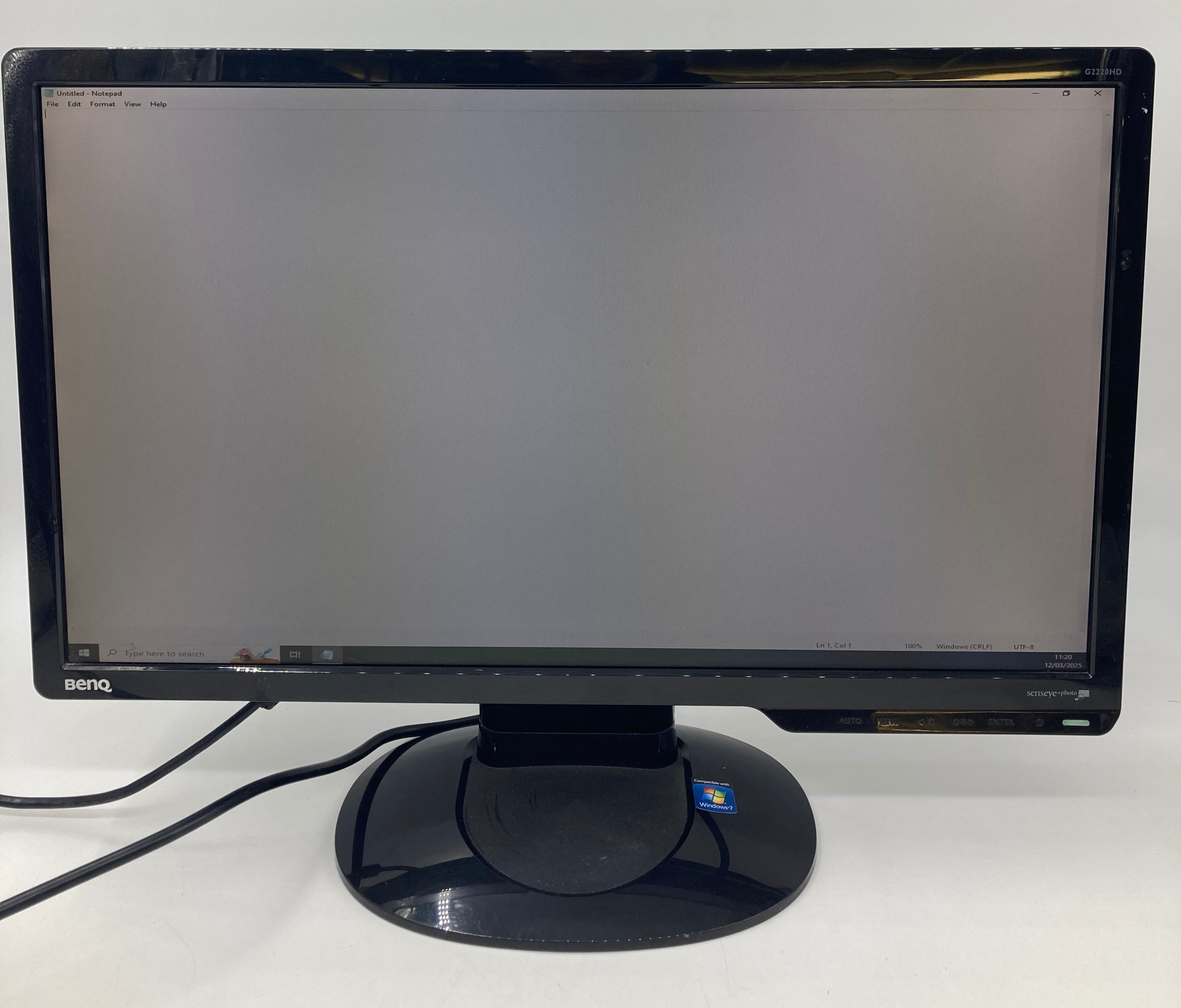 BenQ ET-0026-T 21.5" LCD Monitor VGA DVI Black