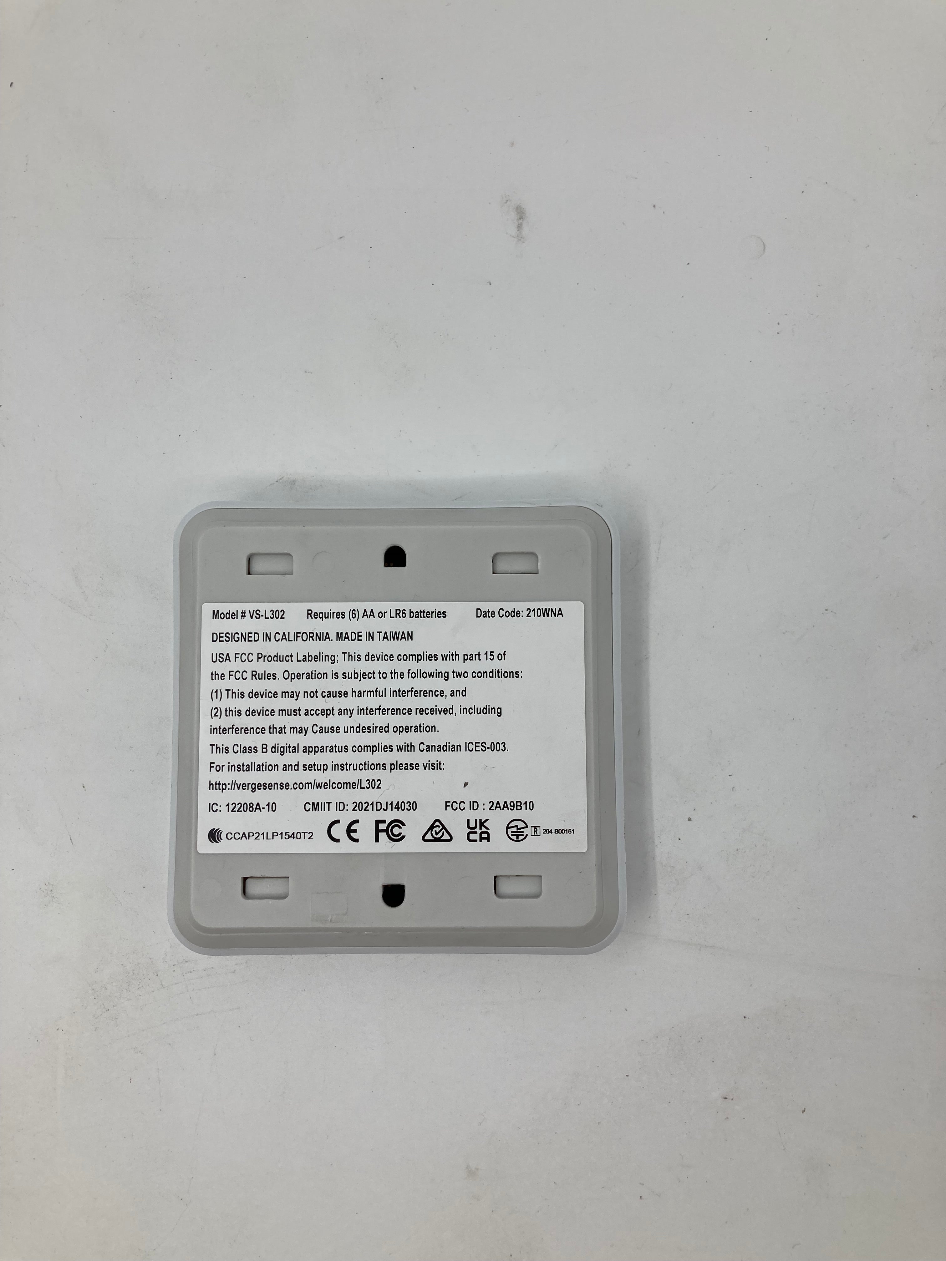 Vergesense Occupancy Sensor VS-L302 Lot of 24