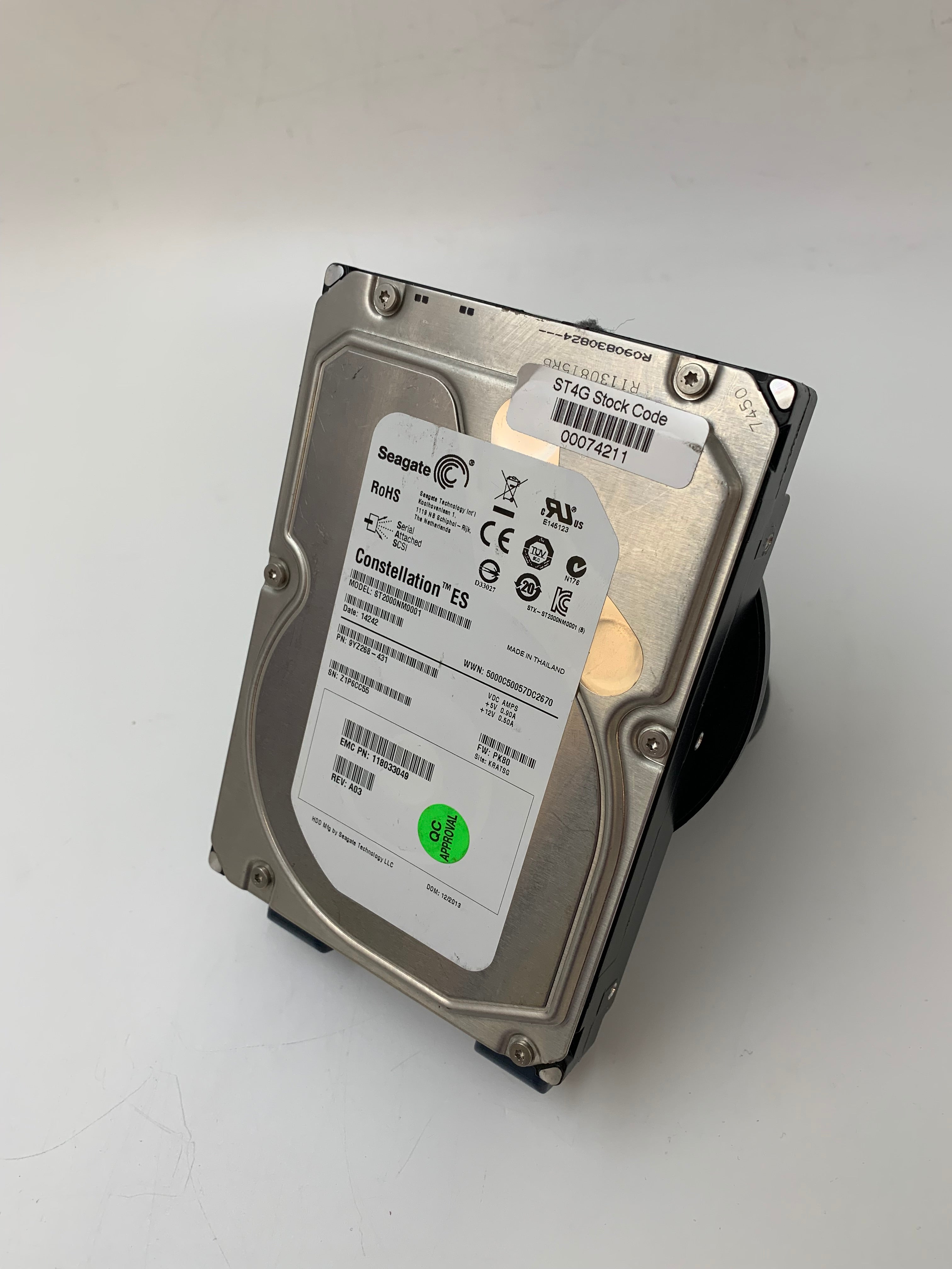 Batch of 2 Mixed Model HDD's | 2TB | SAS | 3.5 Inch | 6Gbps | 7200 RPM