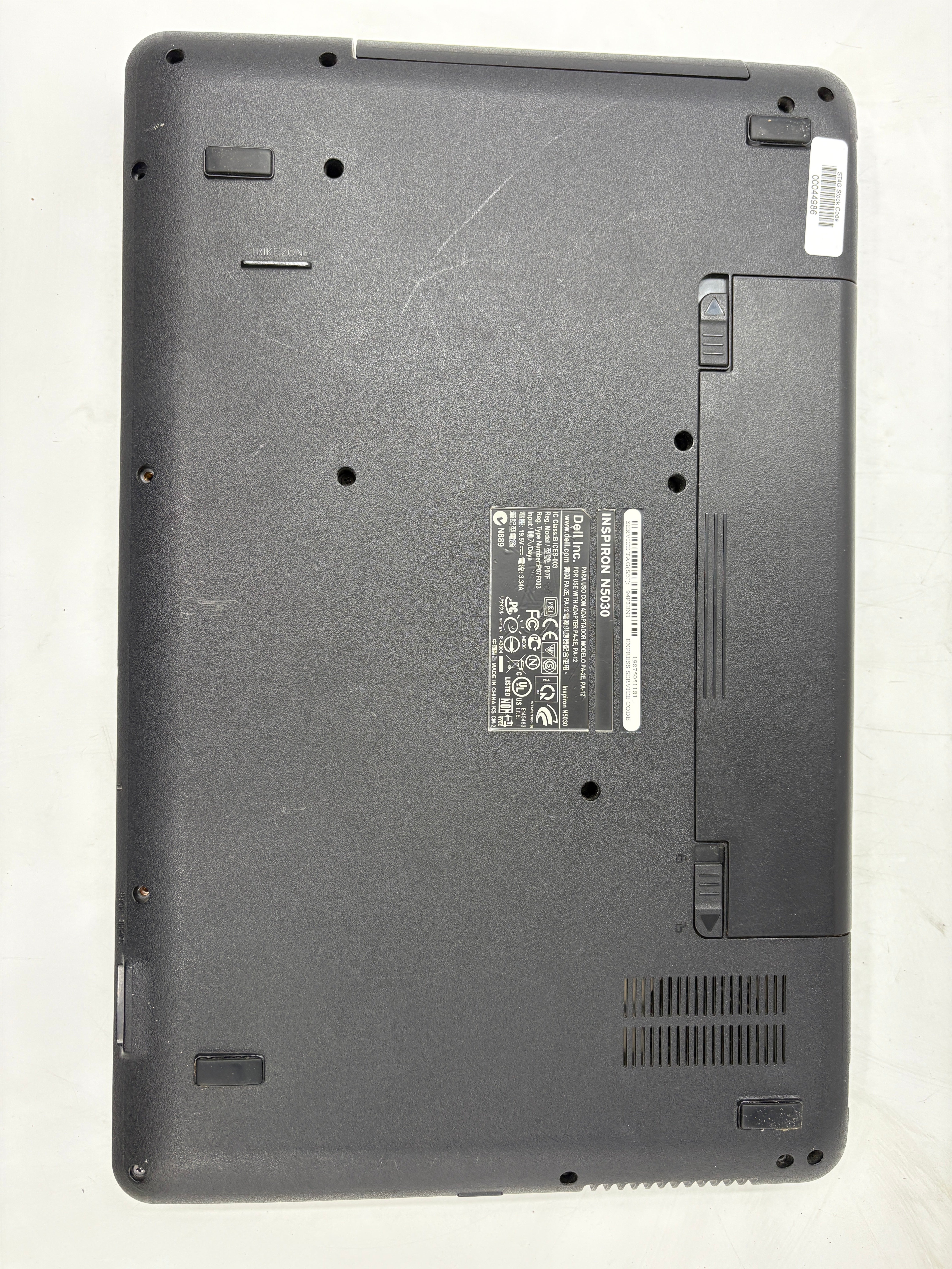 Dell Laptop Inspiron N5030 Pentium T4500 4GB RAM NO HDD NO OS *Spares*