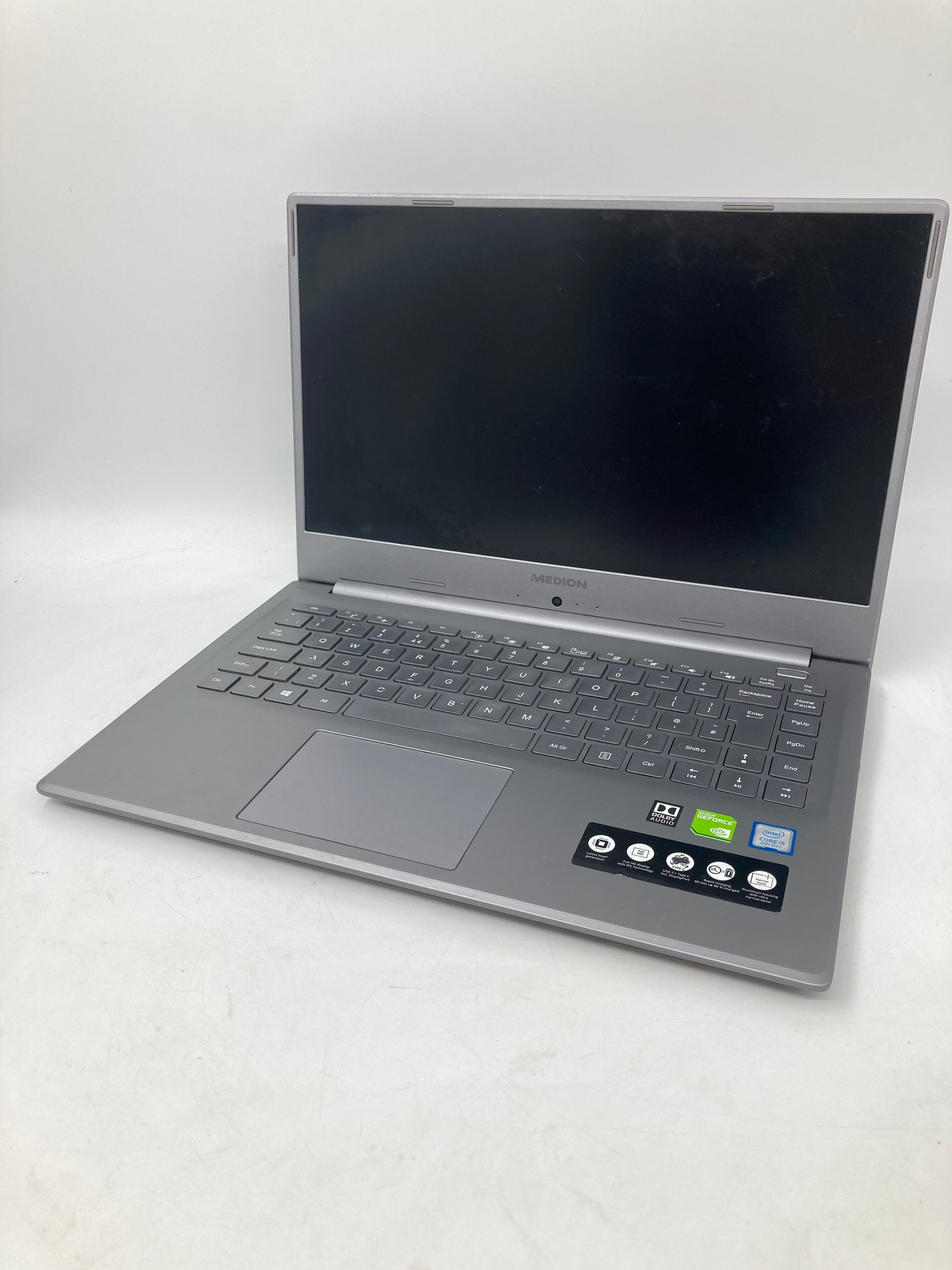 Medion Akoya P6645 15.6" Screen i5 8th Gen 8GB RAM No SSD No OS