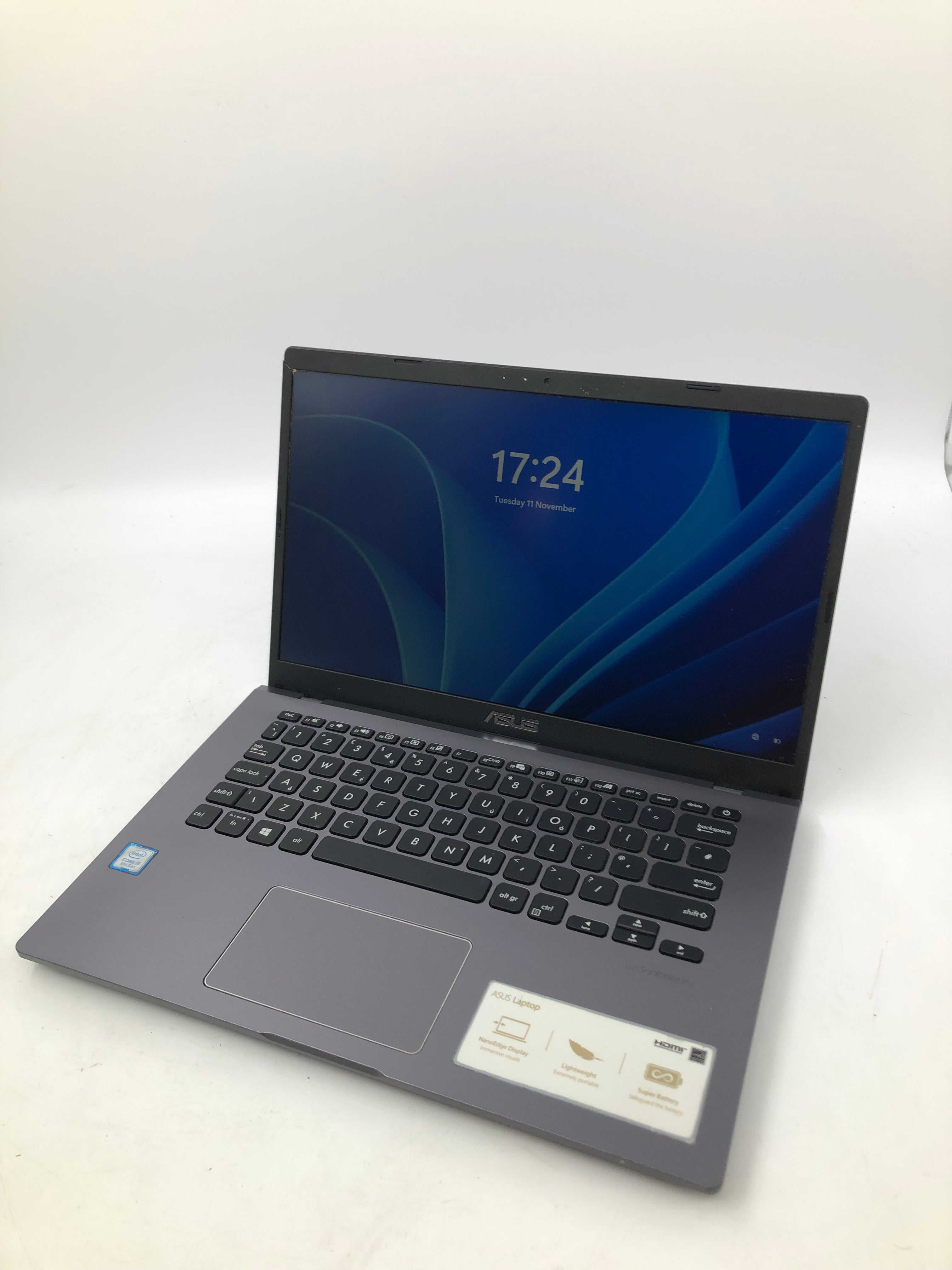 Asus Laptop x409F 14" Screen i5 8th Gen 8GB RAM 256GB SSD W11