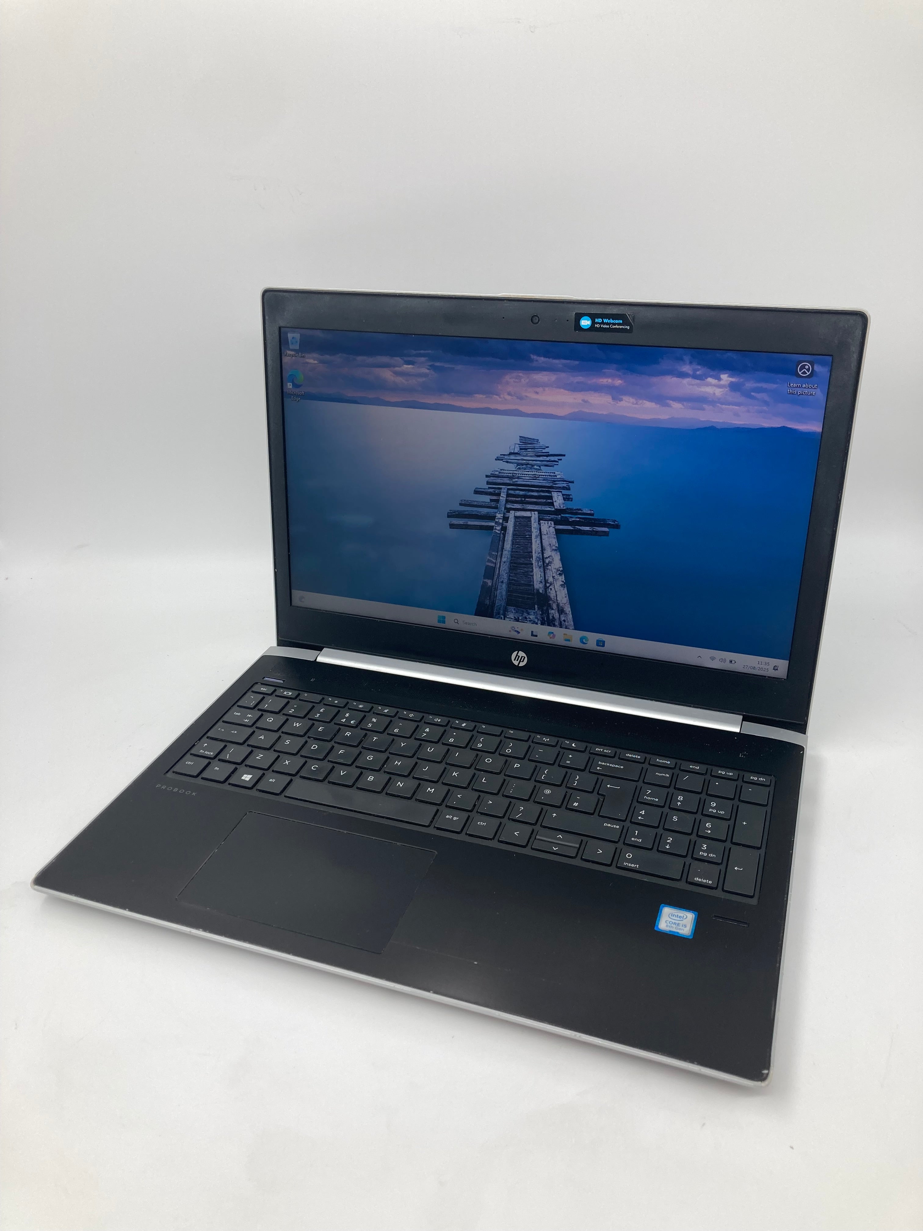 HP Laptop ProBook 450 G5 15" i5 8th Gen 8GB RAM 256GB SSD W11