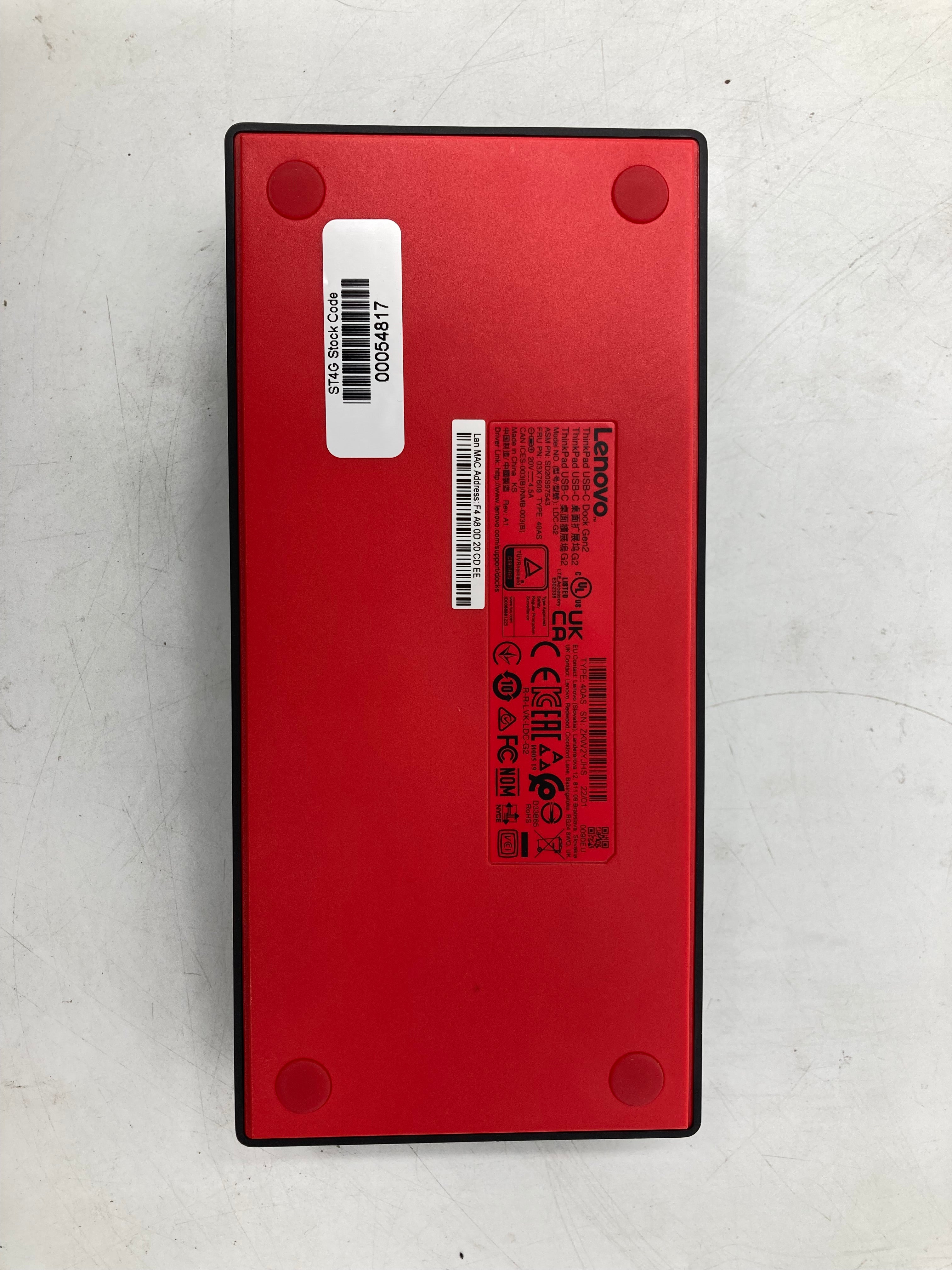 Lenovo ThinkPad USB-C Dock Gen 2 Batch Of 3