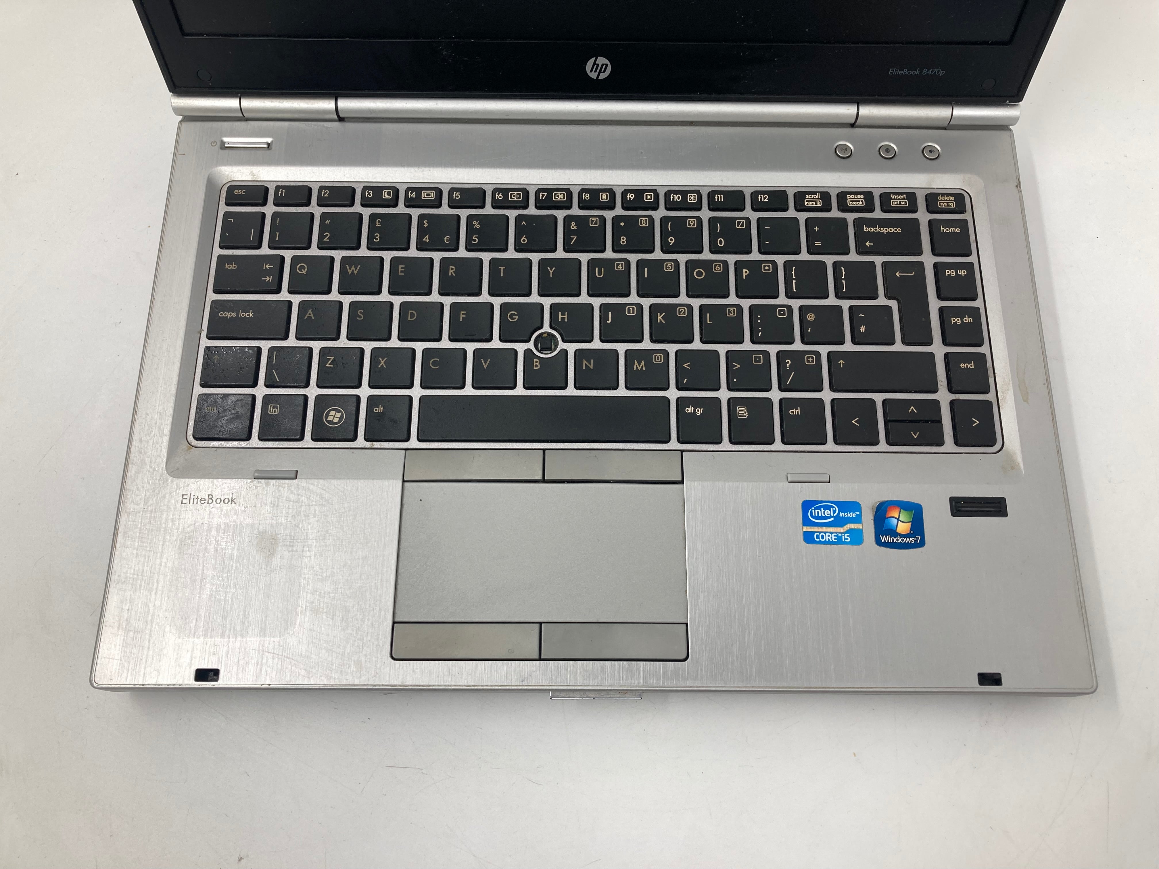 HP EliteBook 8470p 14" Screen i5 3rd Gen 4GB RAM No SSD No OS