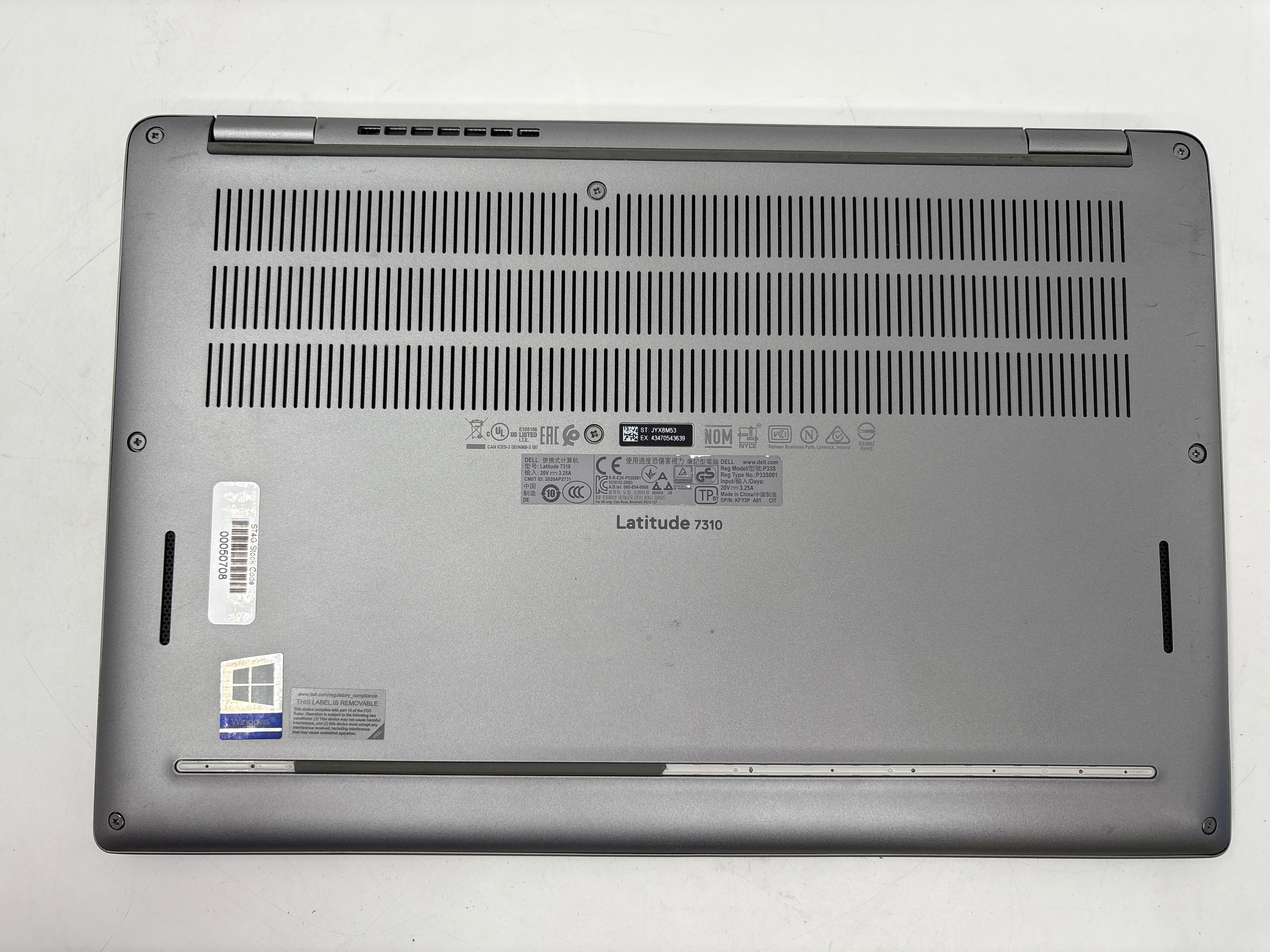 Dell Laptop Latitude 7310 13.3" Screen i5 10th Gen 8GB RAM 256GB SSD W11