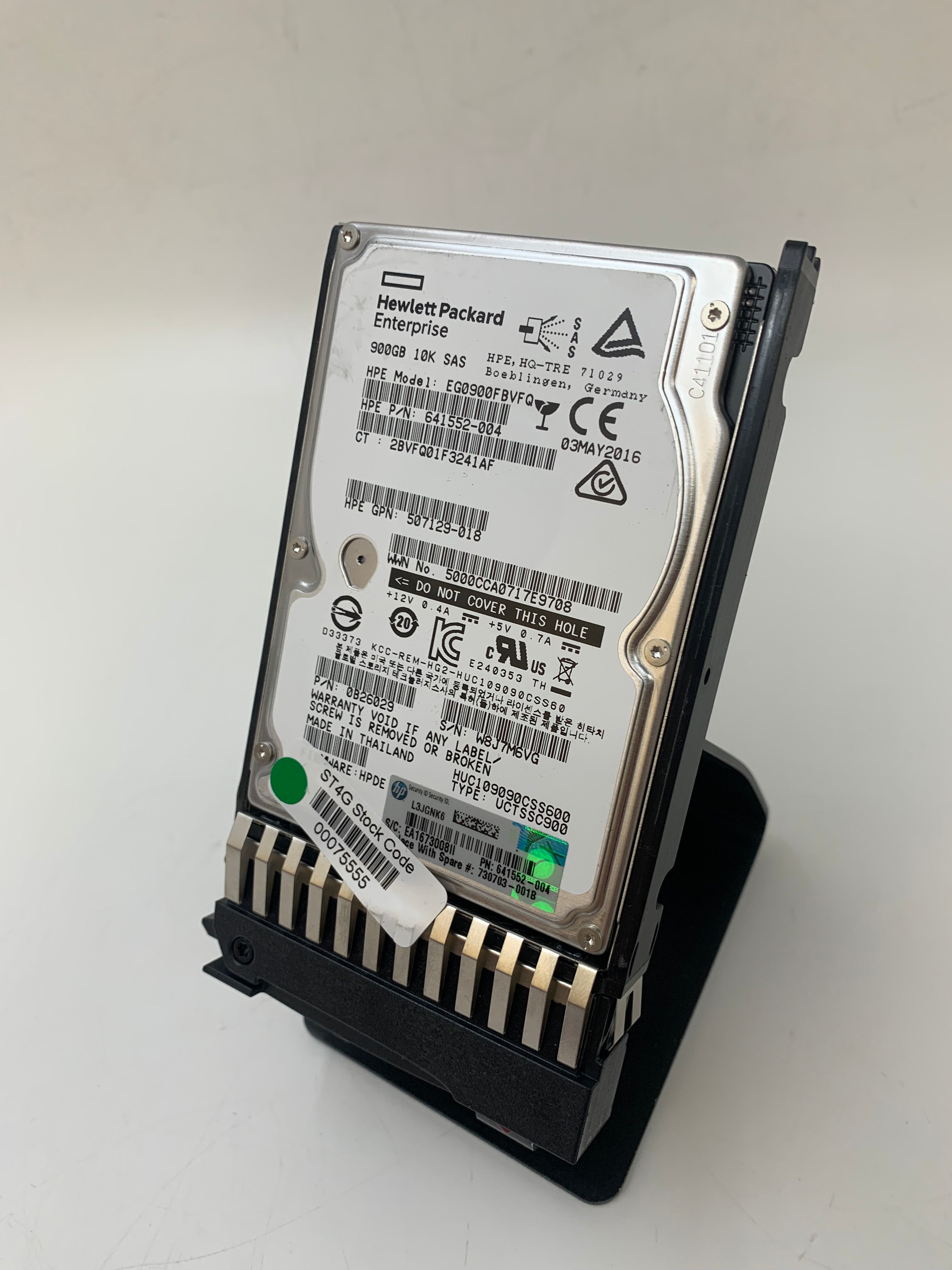 HP Hard Disk Drives | 900GB | SAS | 2.5 inch | 6Gbps | 10K RPM | Lot of 4