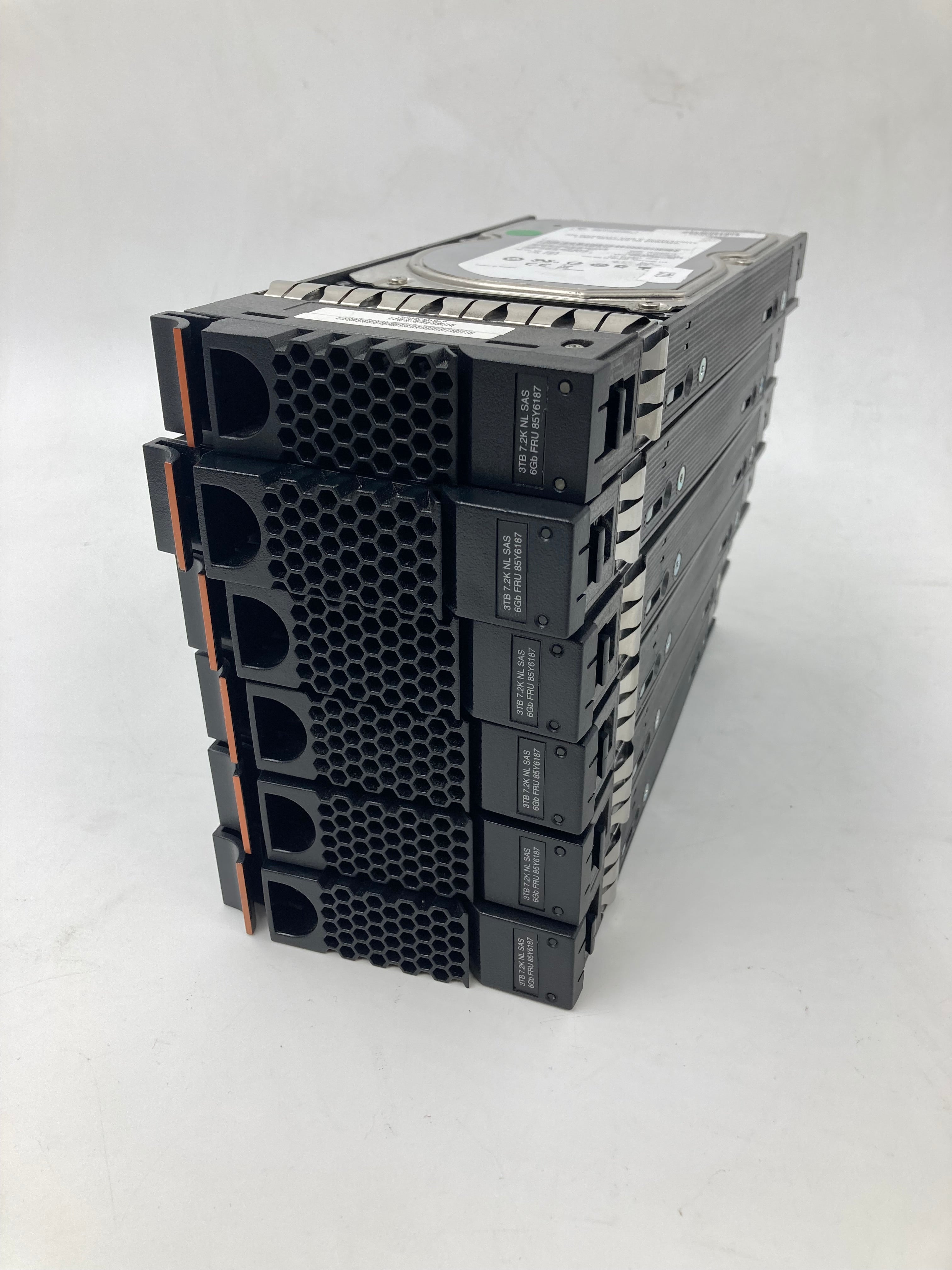 Batch of 6 IBM 3.5" SAS 3TB Hard Disk Drives 7.2K RPM