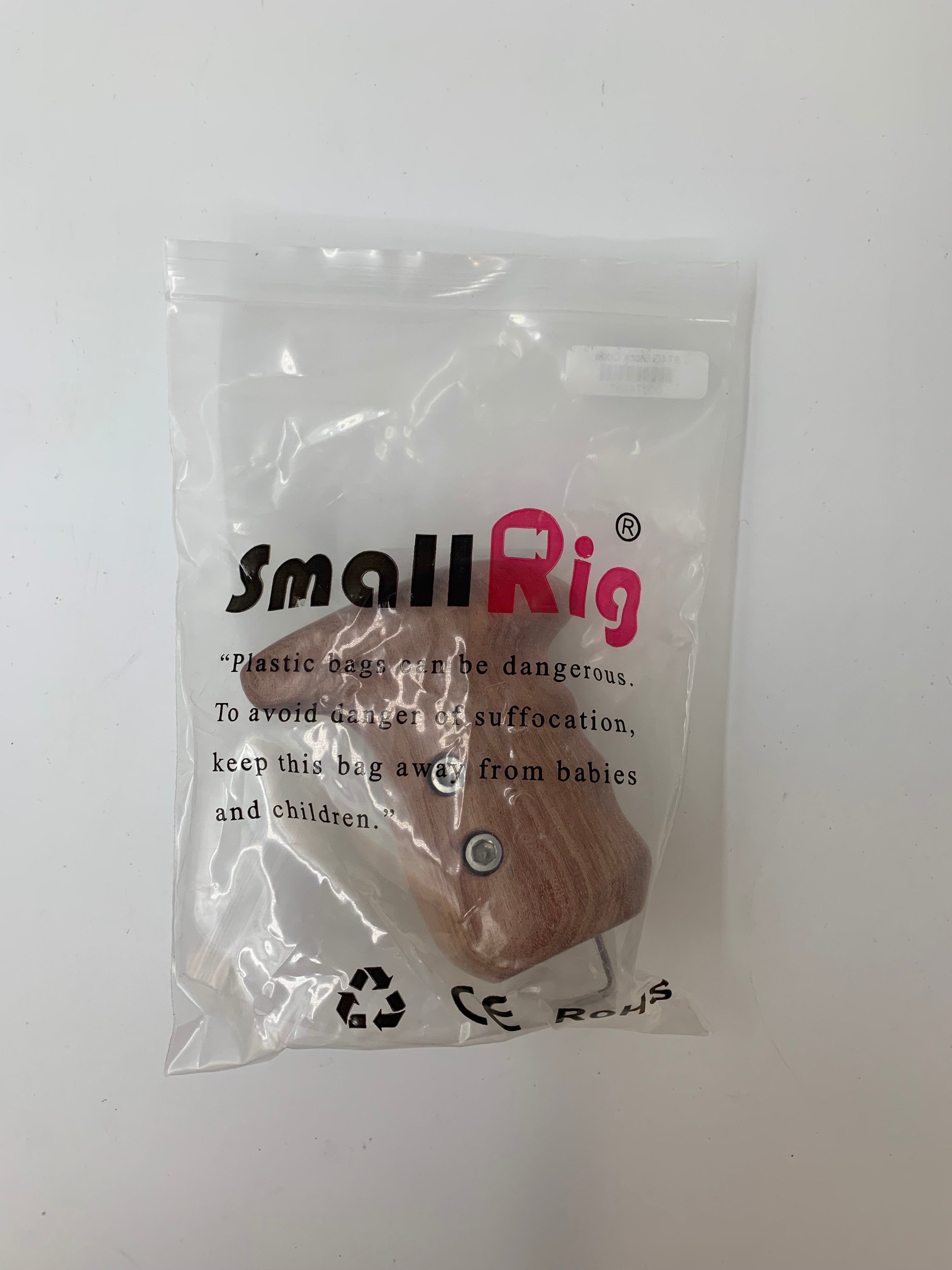 SmallRig Right-Side Wooden Camera Grip with ARRI Rosette, New Open Box