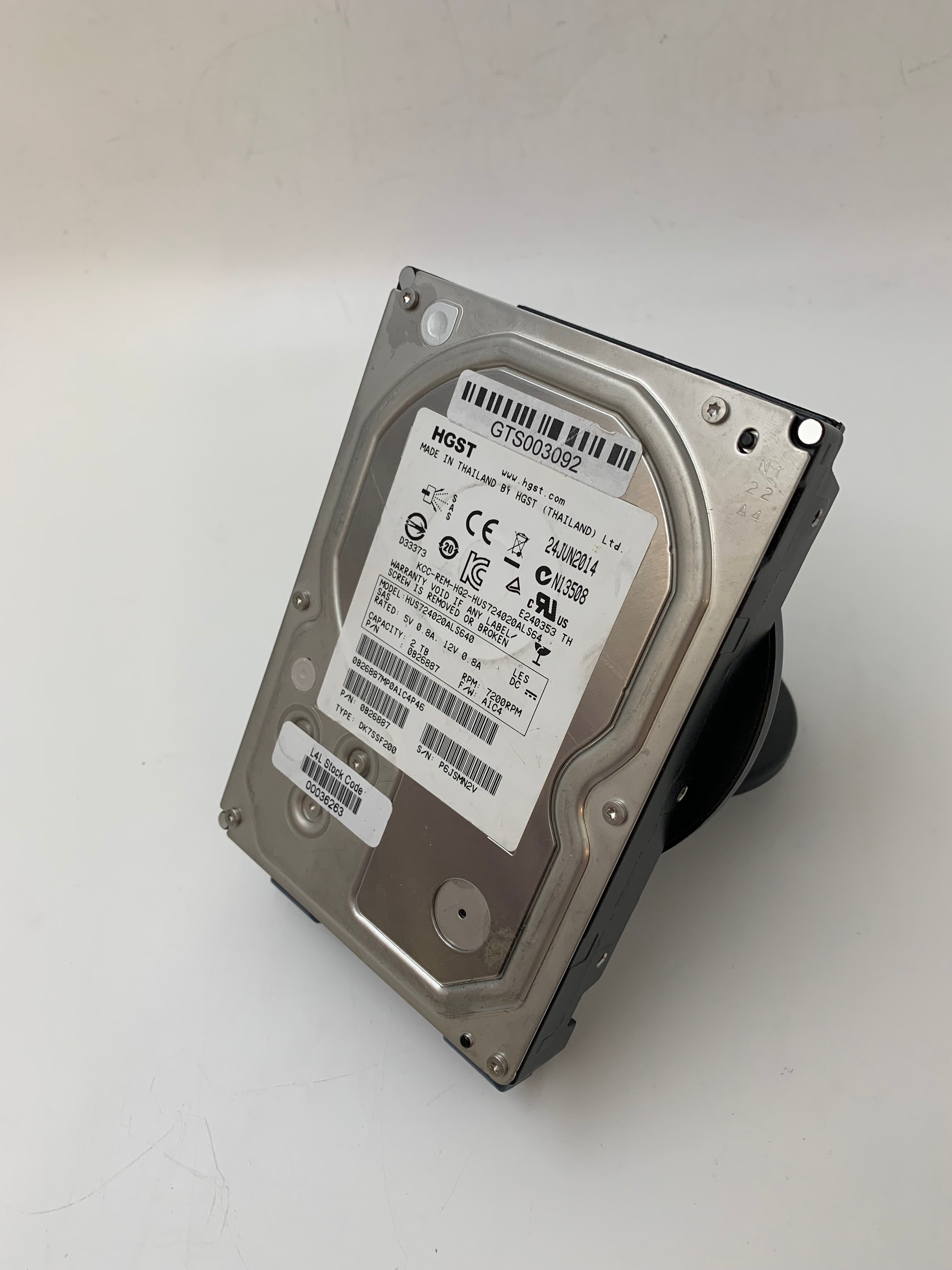 Batch of 2 Mixed Model HDD's | 2TB | SAS | 3.5 Inch | 6Gbps | 7200 RPM