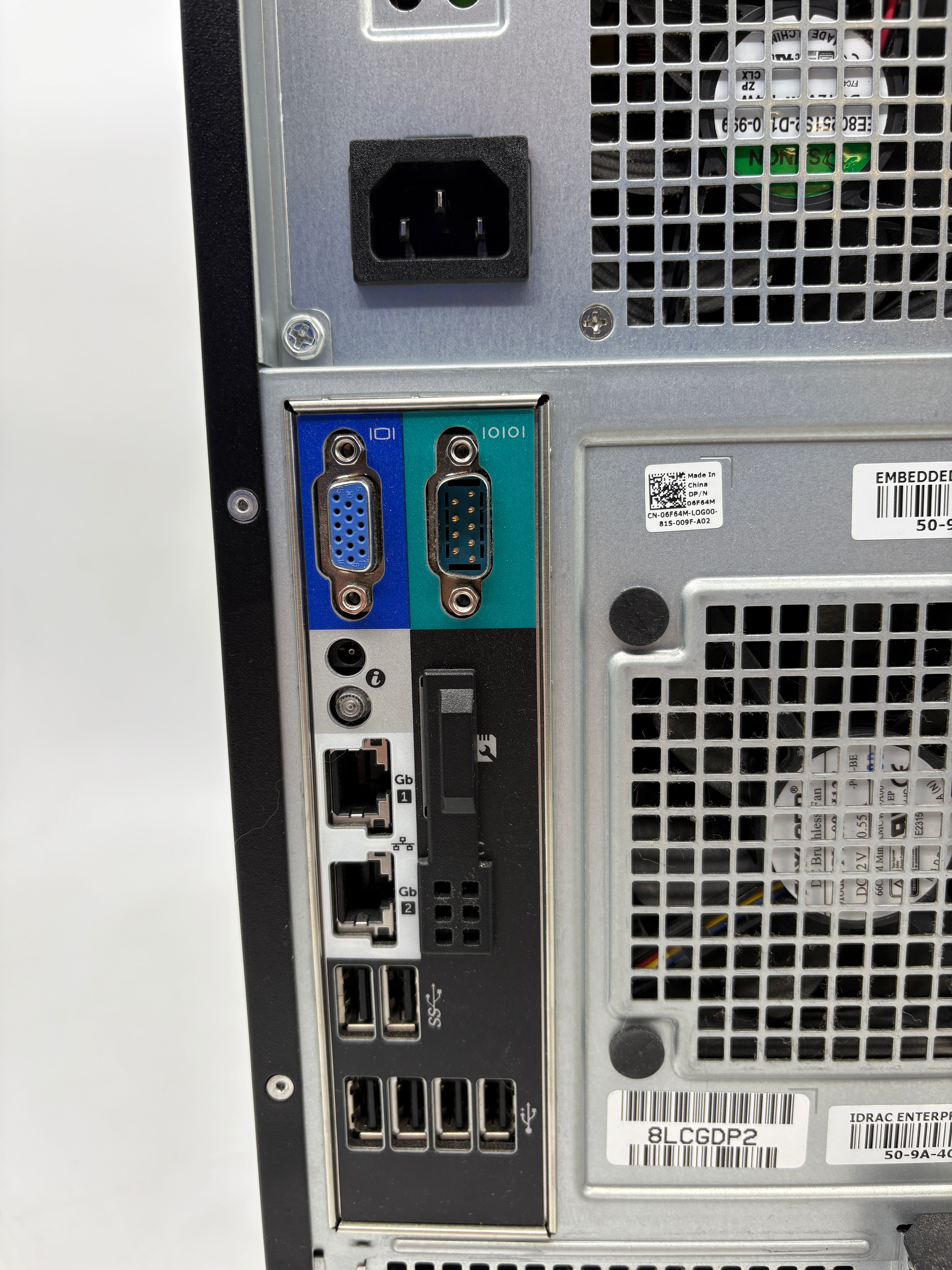 Dell Server PowerEdge T130 E3-1220 V6 8GB RAM 3x 1TB HDD H730