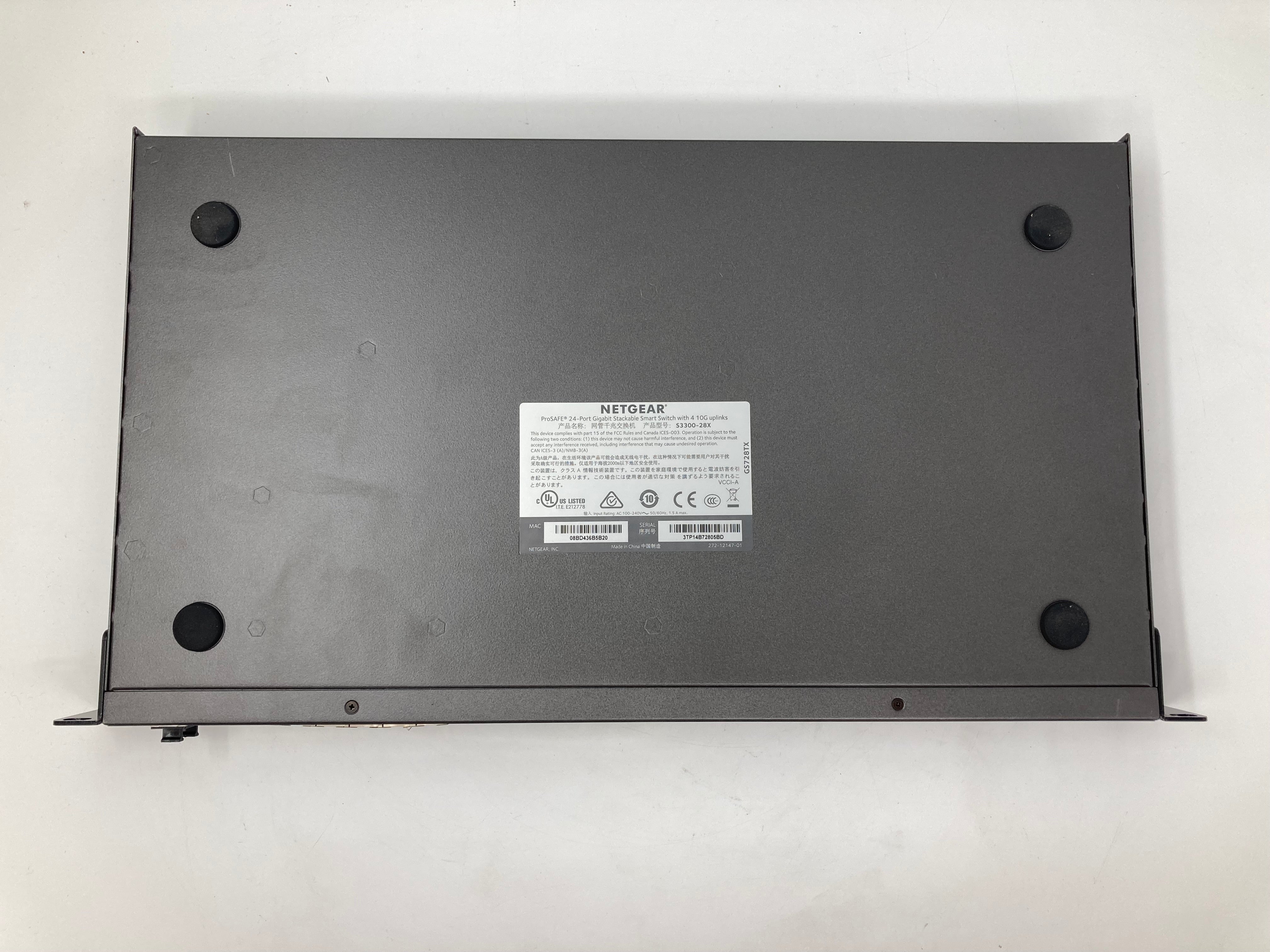 Netgear Pro Safe S3300-28X-POE+ 28-Port Gigabit Stackable Smart Switch #1