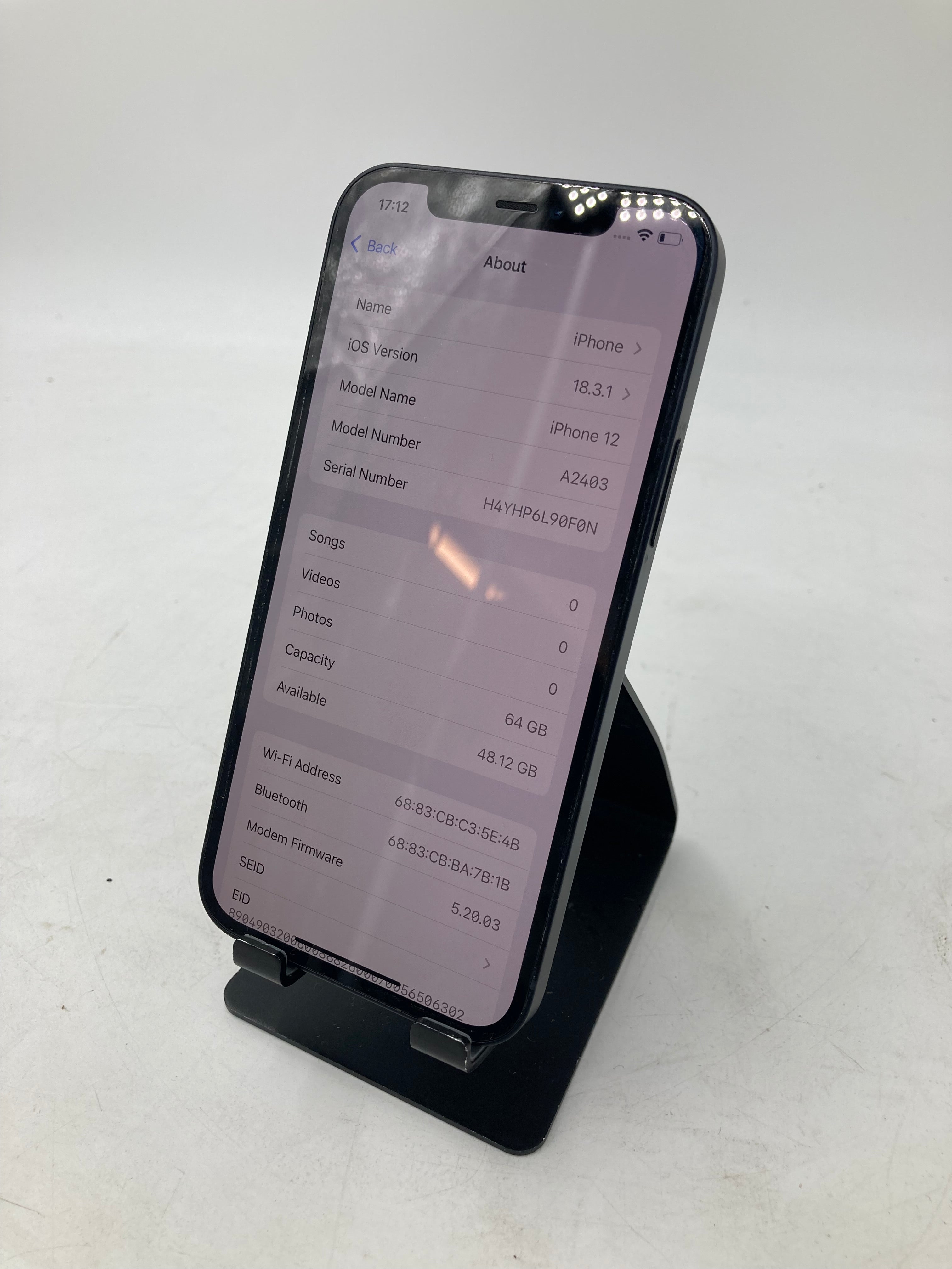 Apple iPhone 12 A2403 64GB Black - Unlocked #2