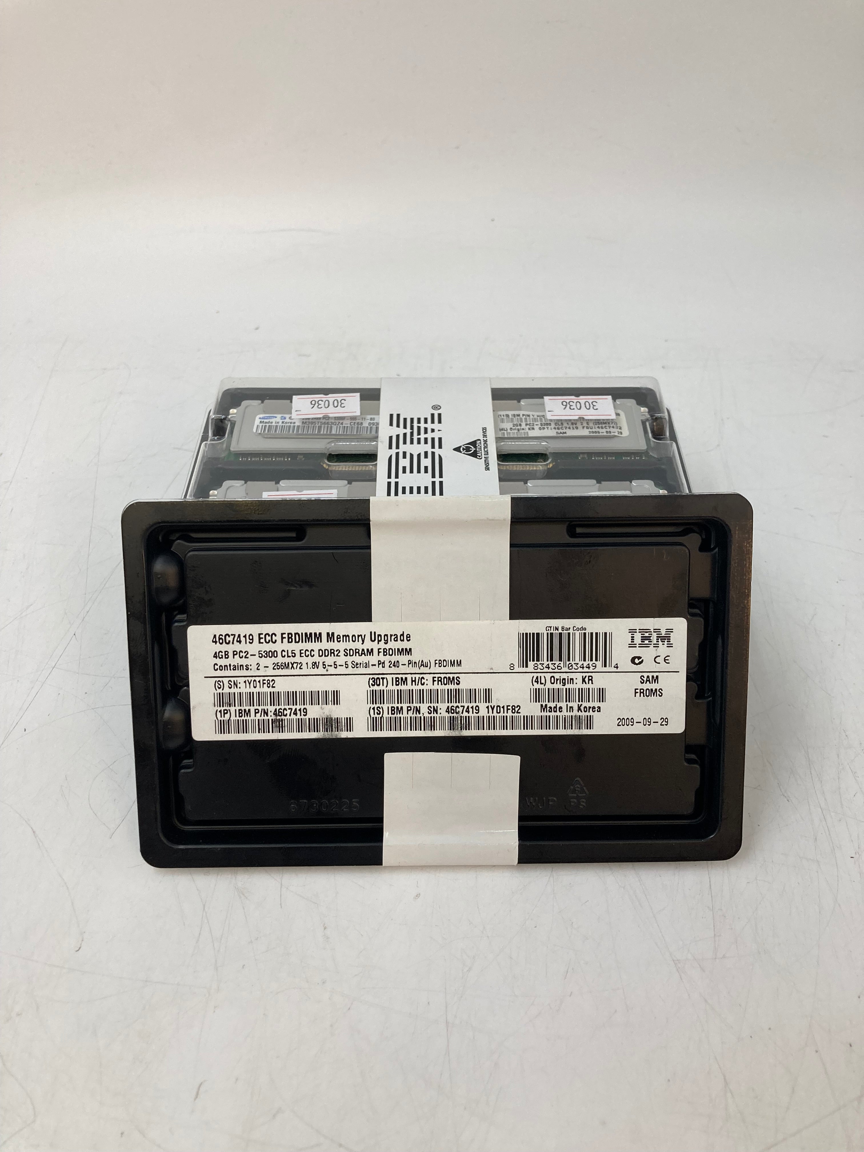 Samsung M395T5663QZ4 2GB PC2-5300F Server RAM, DDR2, New In Box, Lot of 10