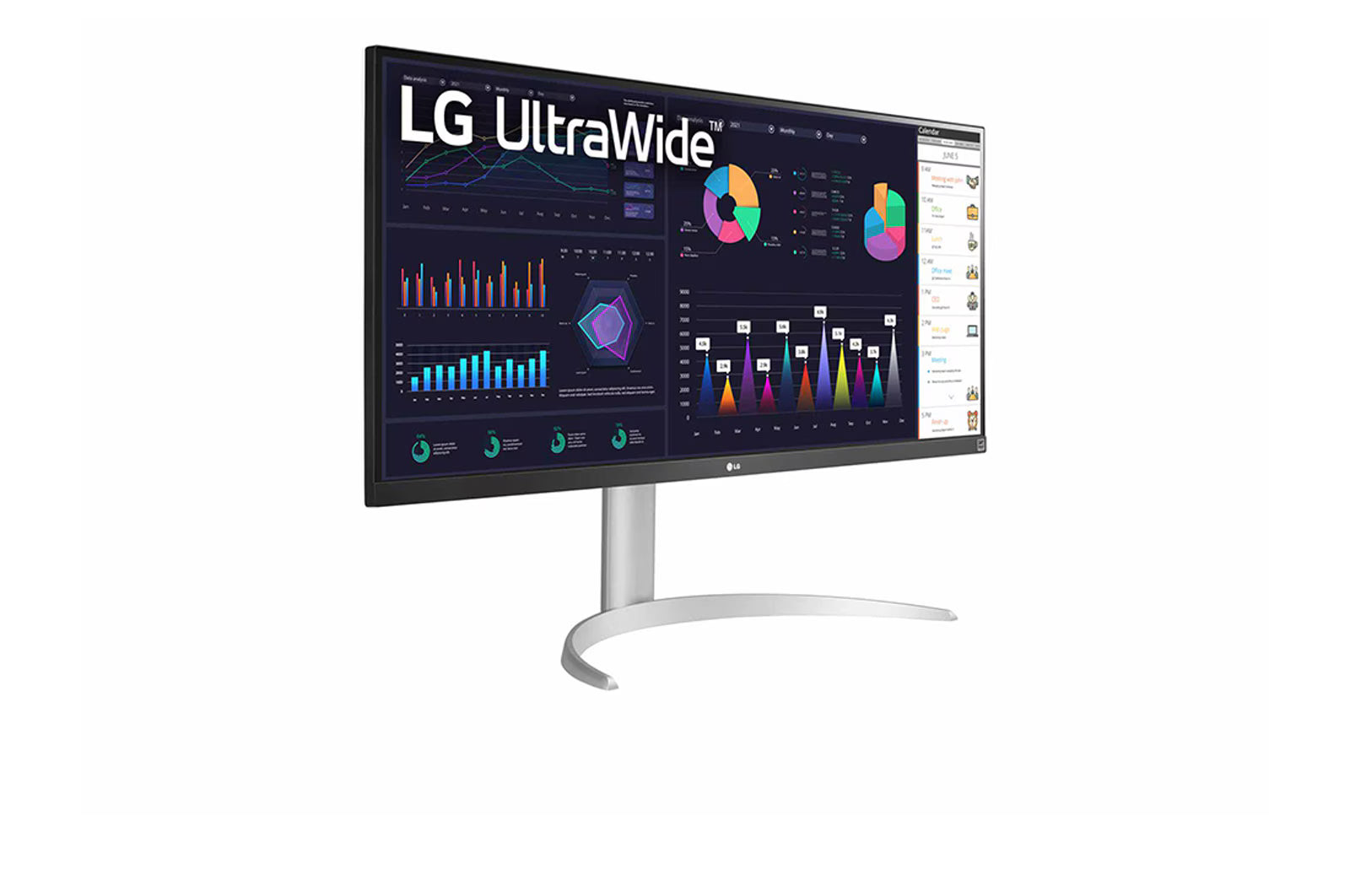 LG Monitor 34" 34WQ650-W UltraWide 2560x1080 100Hz IPS USB-C HDMI DisplayPort