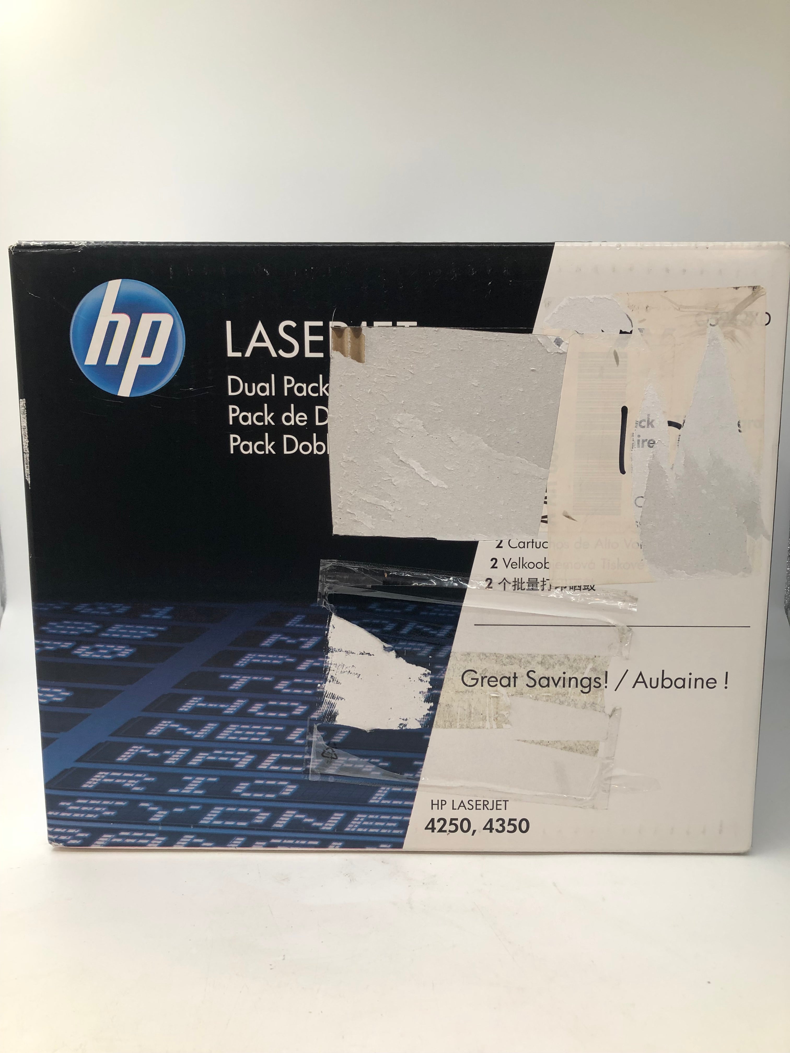 HP Print Cartridges LaserJet Q5942XD 4250 4350 Black Genuine Toner Cartridges x2