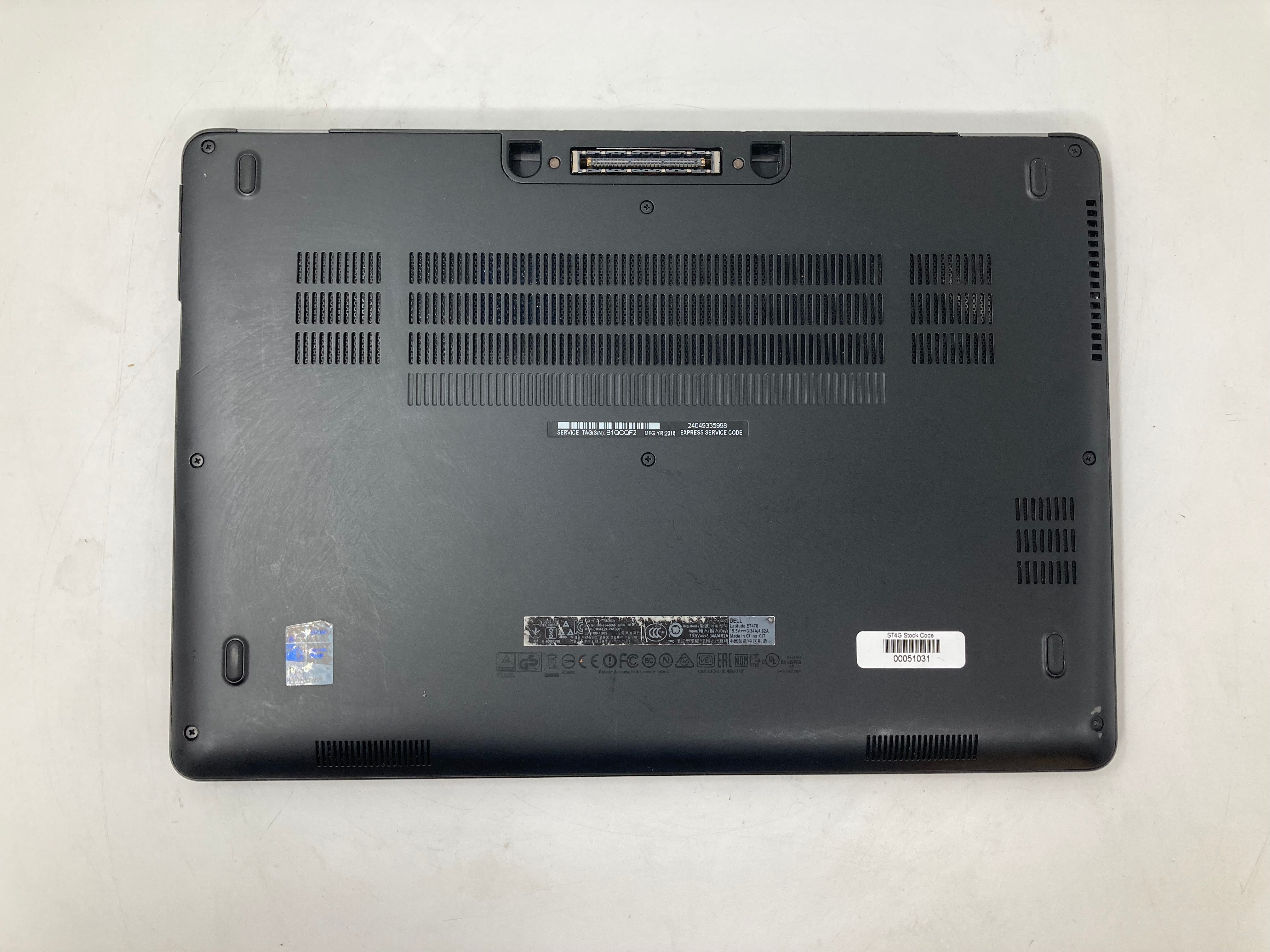 Dell Laptop Latitude E7470 14" i5 6th Gen 8GB RAM 256GB SSD No OS