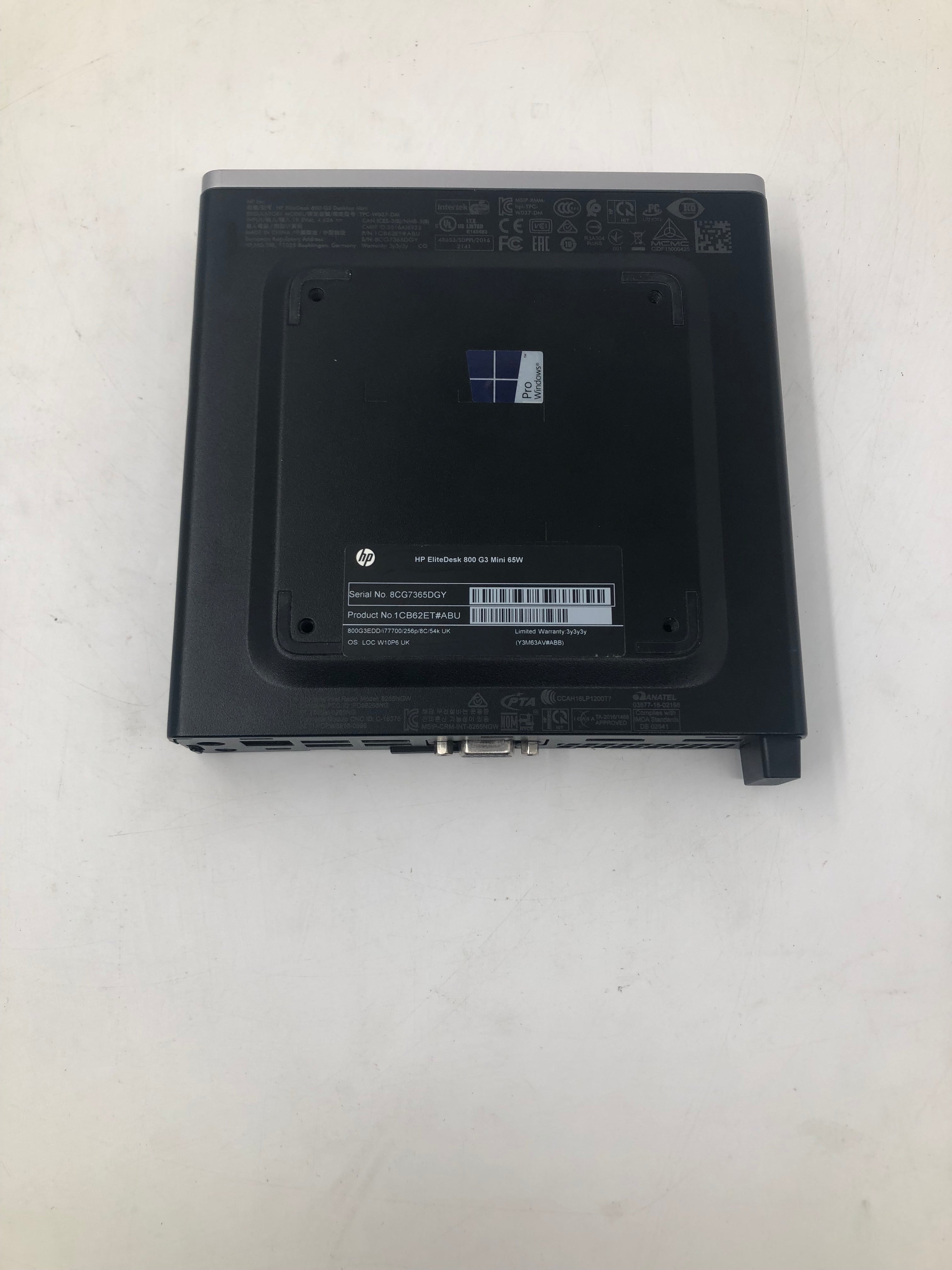 HP EliteDesk 800 G3 i7 7th Gen No RAM No SSD -Spares-