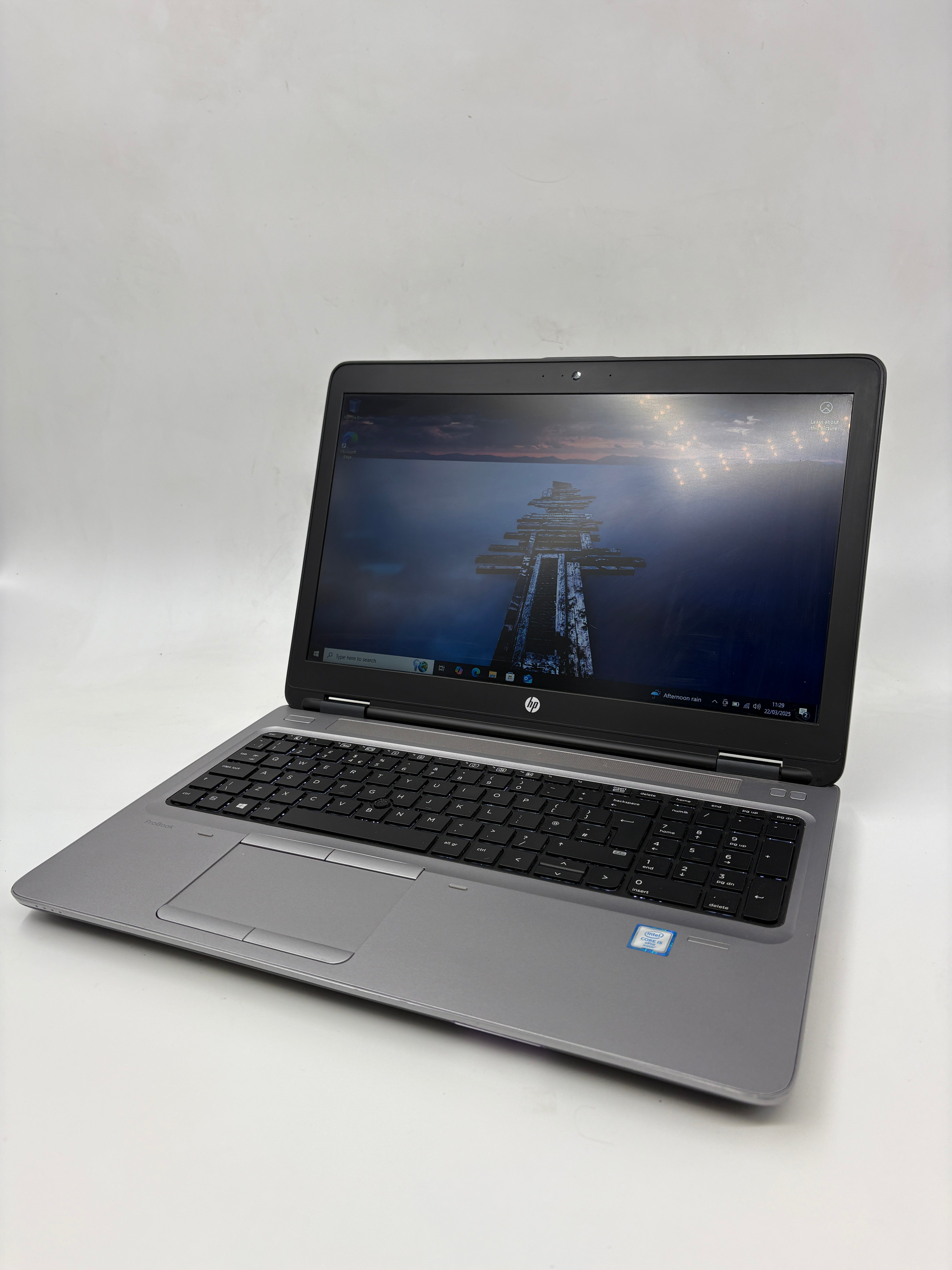 HP Laptop ProBook 650 G2 15.6" Screen i5 6th Gen 4GB RAM 128GB SSD W10 Pro